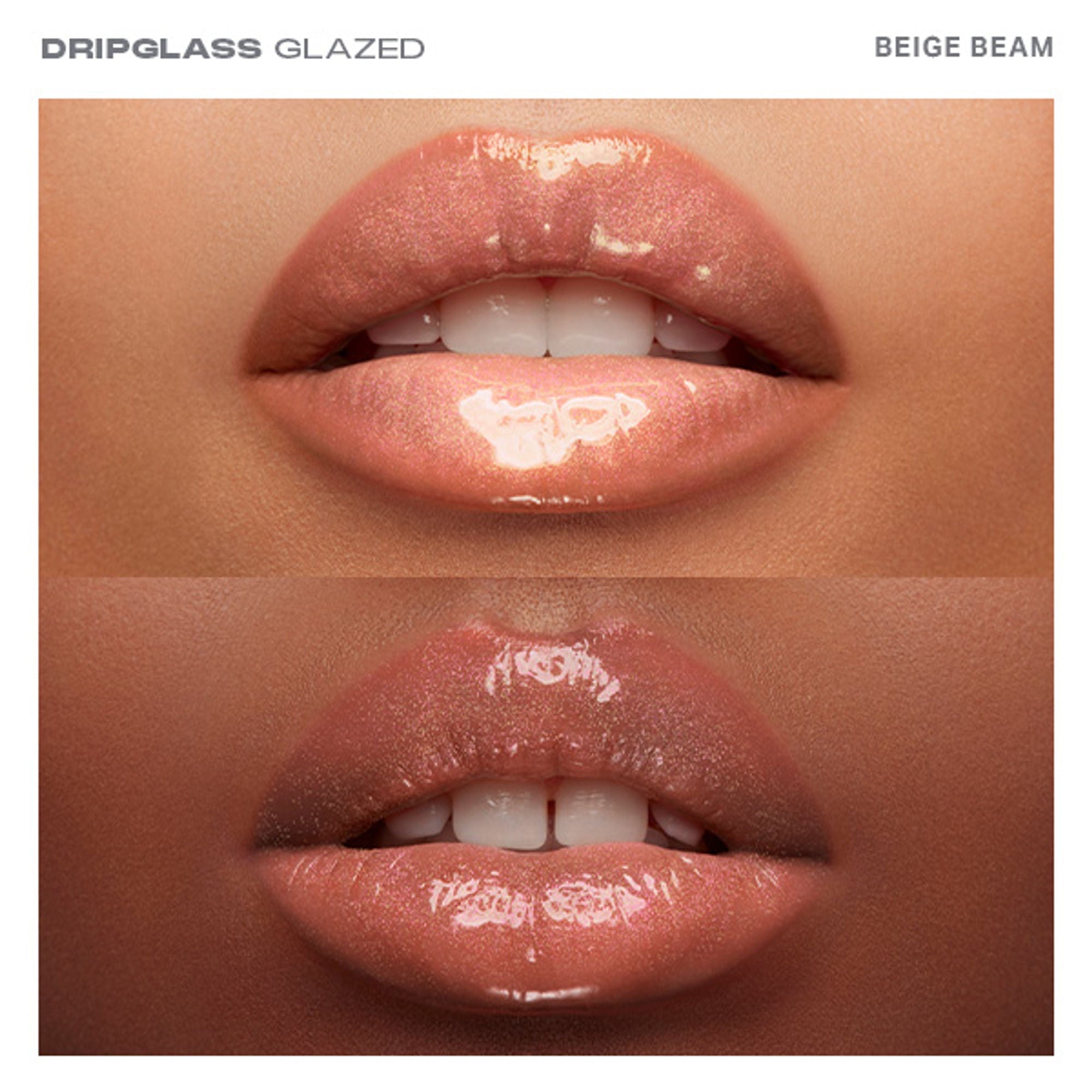 MORPHE Dripglass Glazed High Shine Lip Gloss - Beige Beam