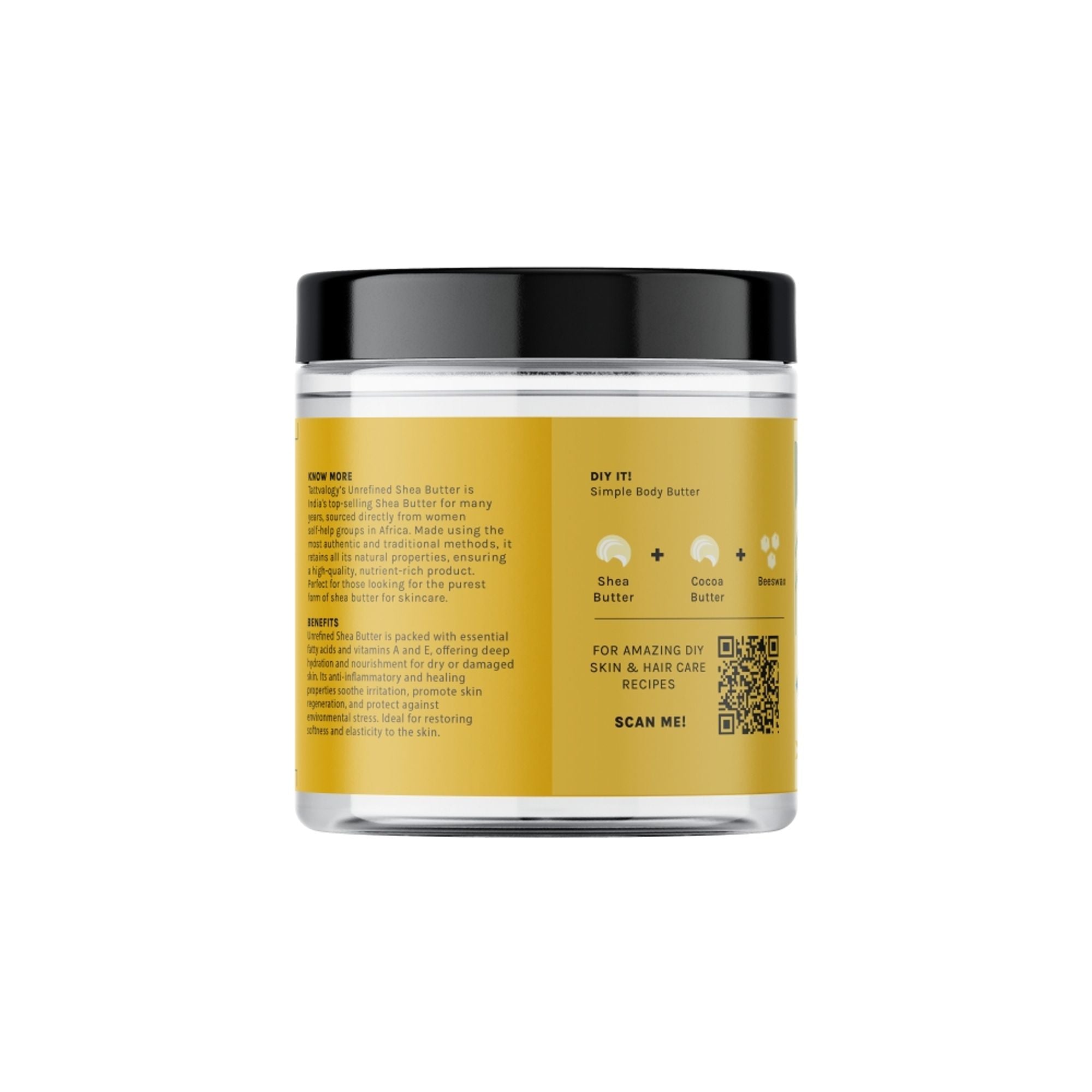 Tattvalogy African Shea Butter, Organic Raw Unrefined, Body Butter & Moisturizer