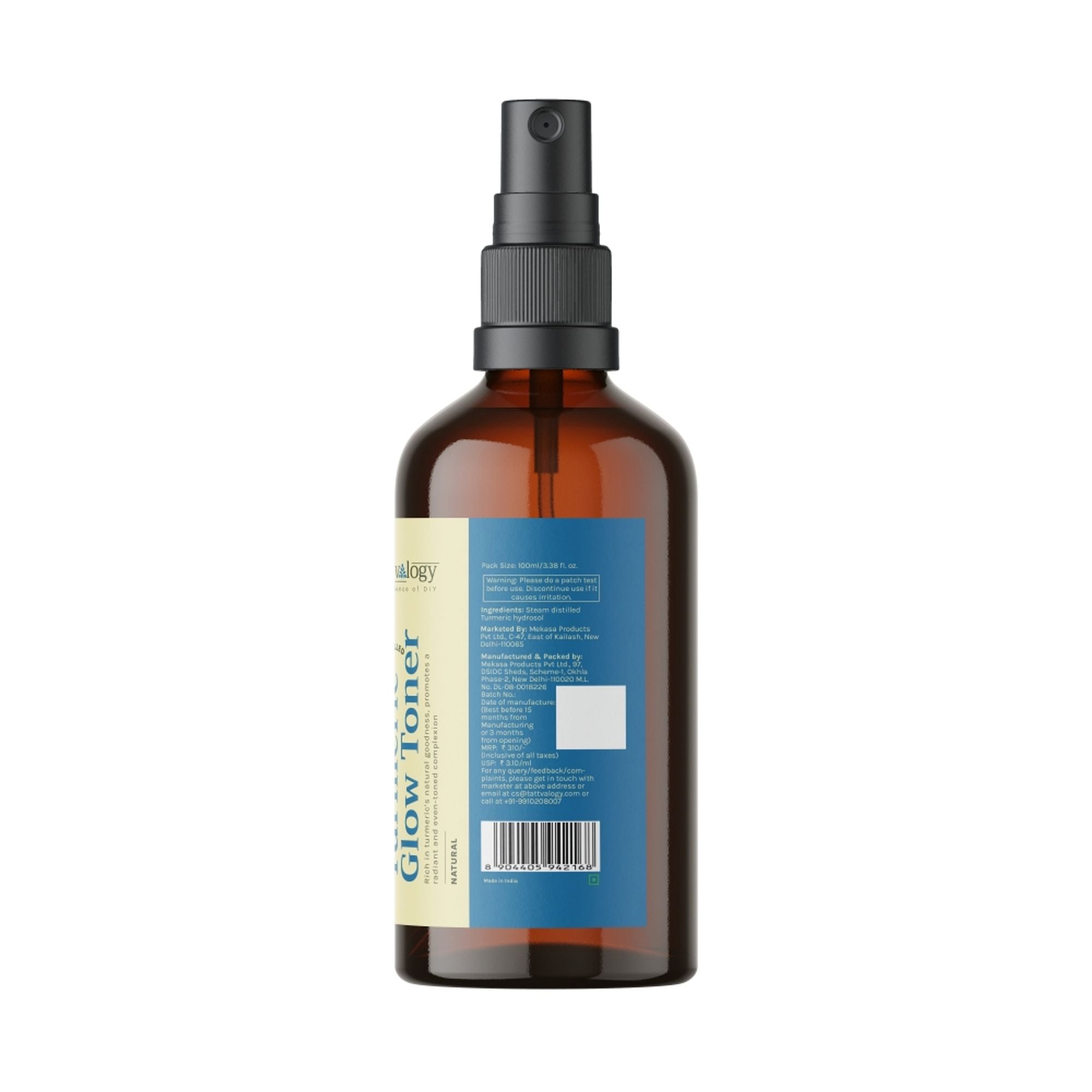 Tattvalogy Turmeric Radiance toner Natural Hydrosol