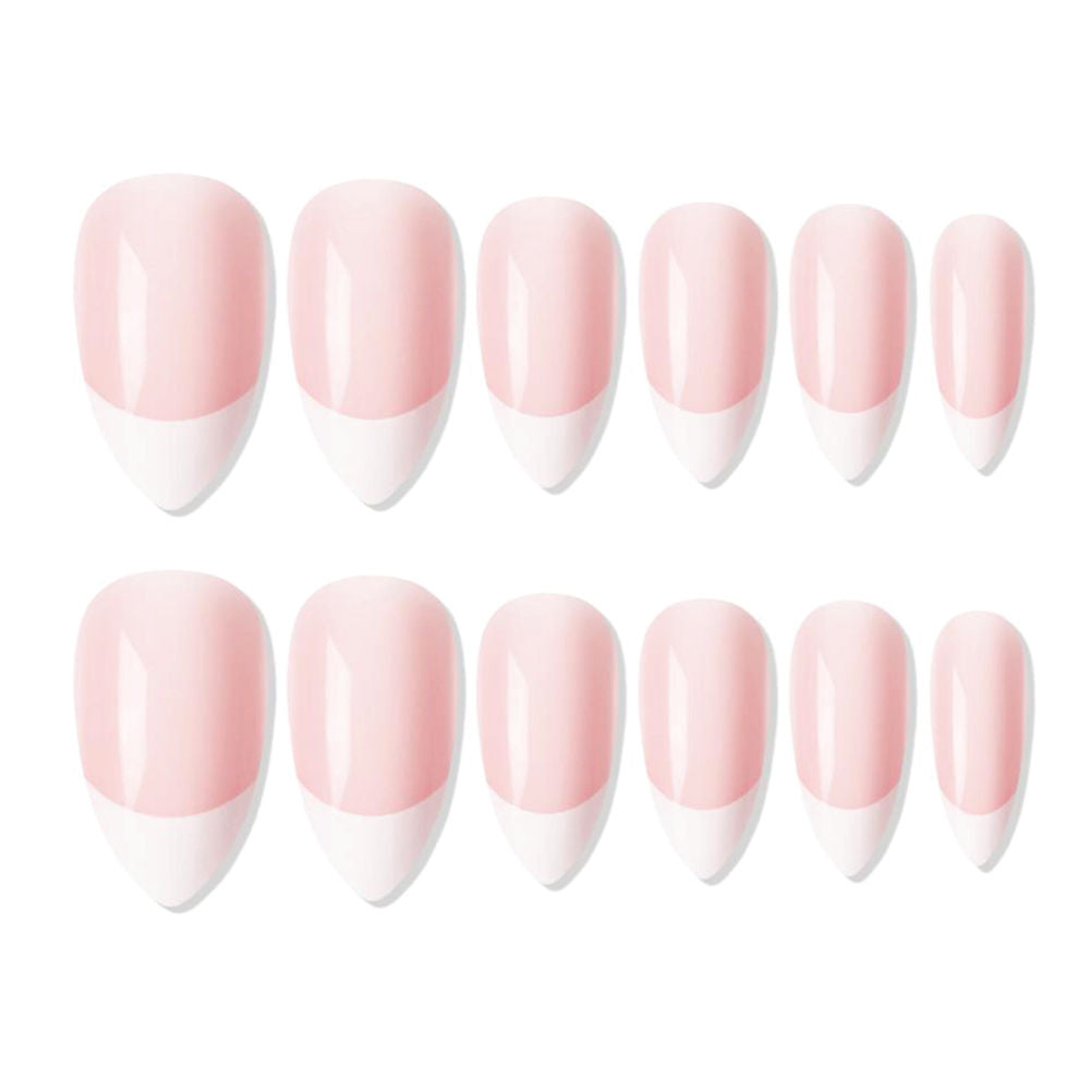 Shills Professional Reusable Press On Nails French Almond - SPN744