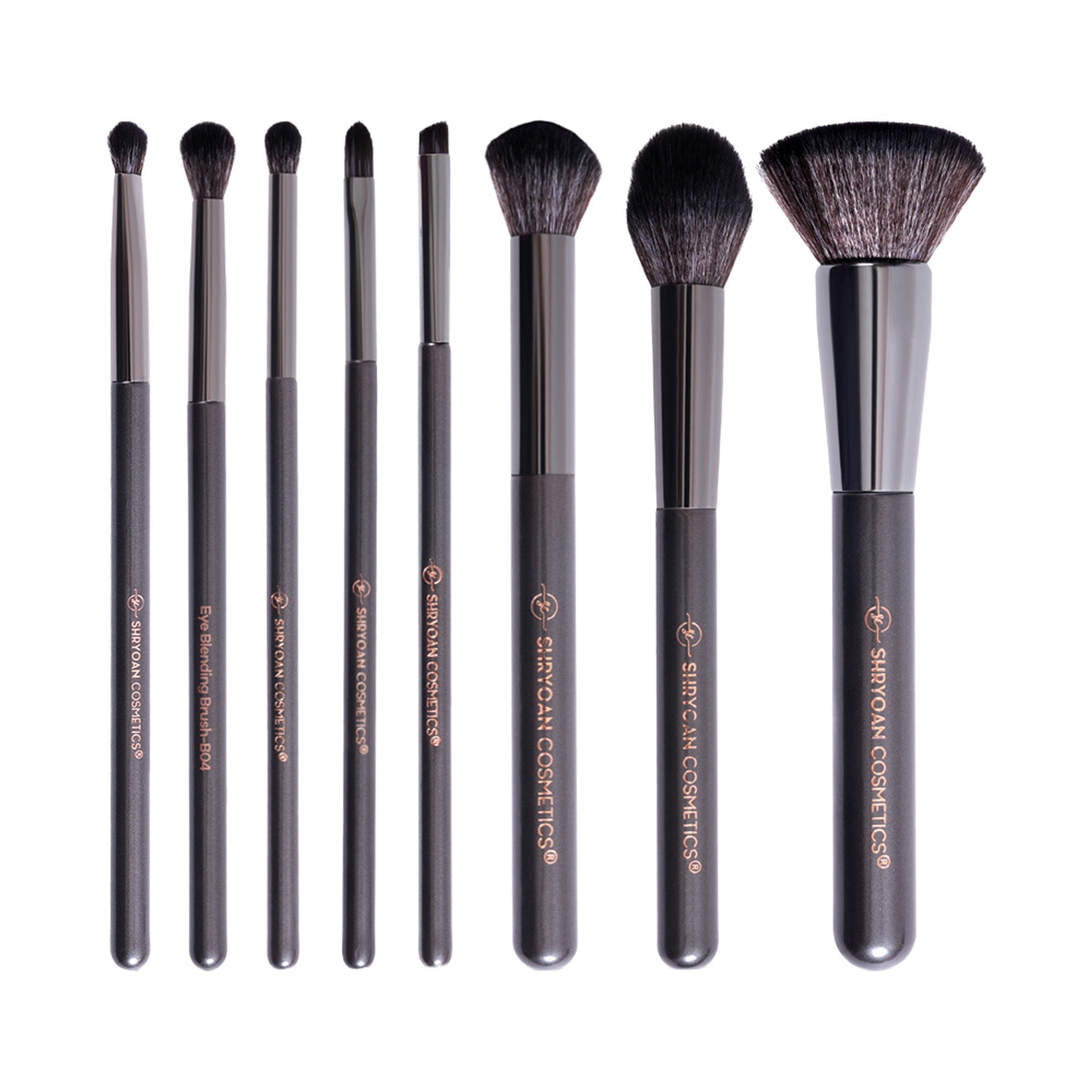 Shryoan Professional Full Face Makeup Brush Set - Pack Of 8