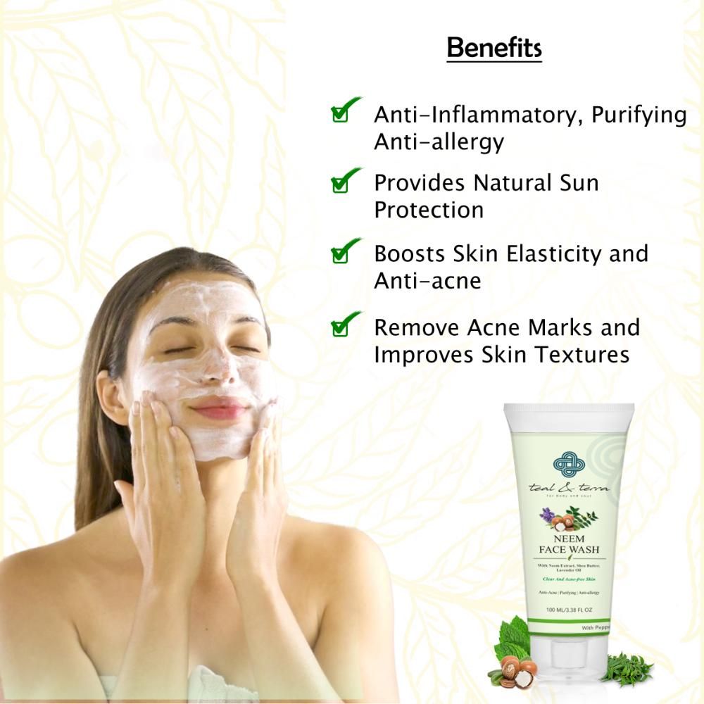Teal and Terra Neem Face Wash