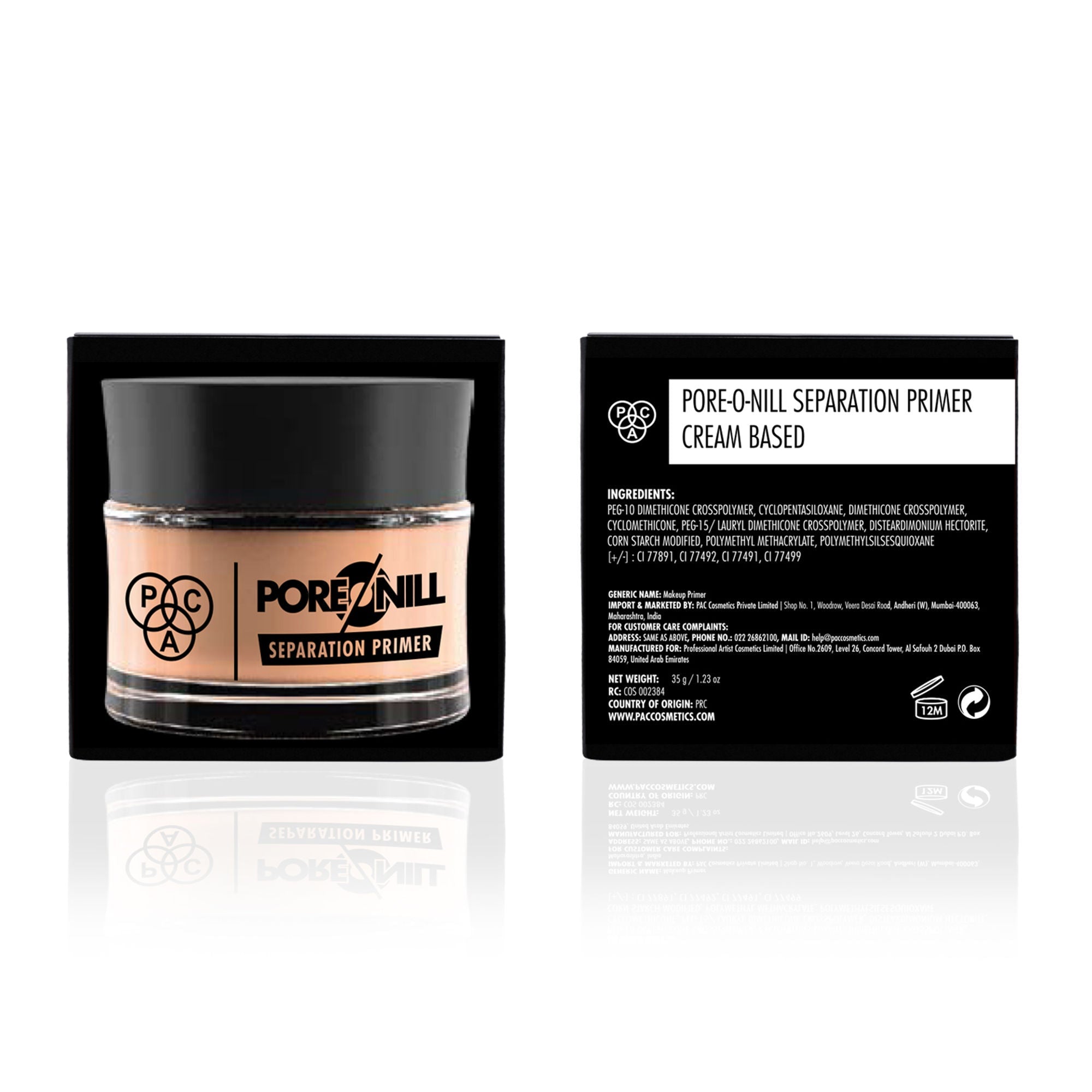 PAC Studio Pore-O-Nill Separation Primer - Cream Based