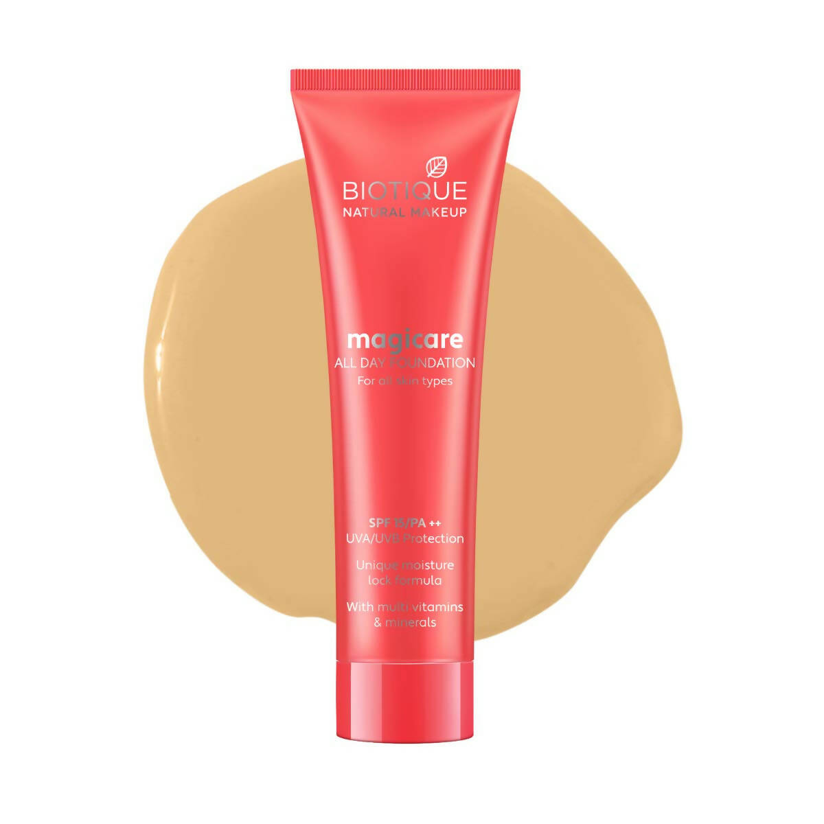 Biotique Natural Makeup Natural Magicare All Day Liquid Foundation - Clay