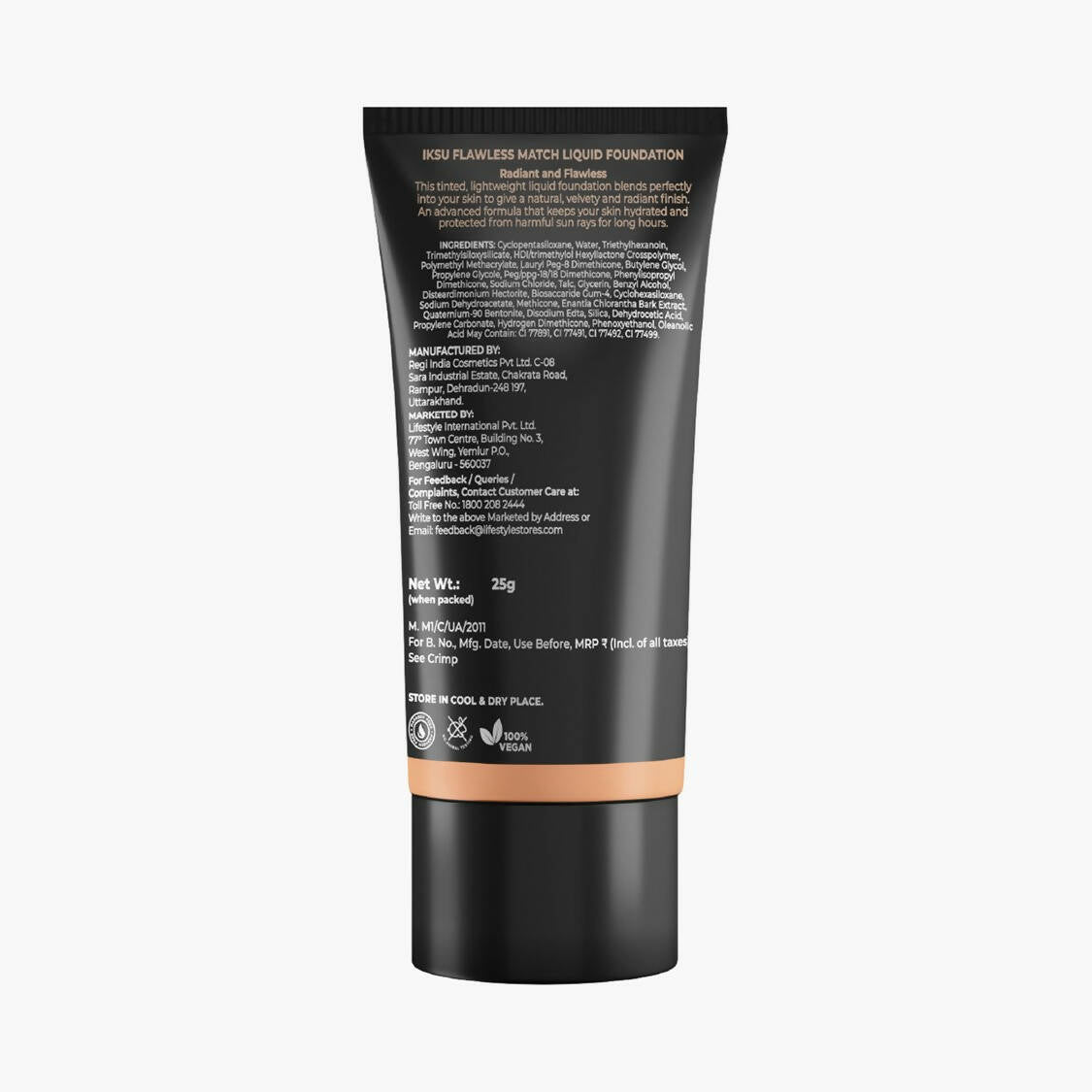 IKSU Flawless Match Liquid Foundation - Honey Light