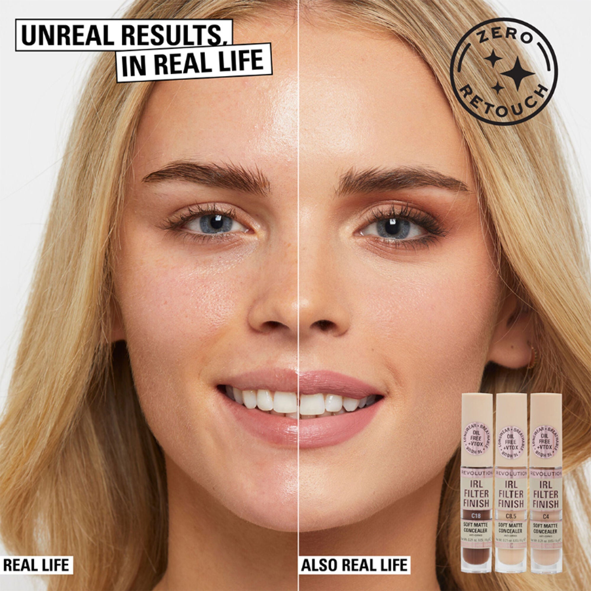 Makeup Revolution IRL Filter Finish Concealer - C9