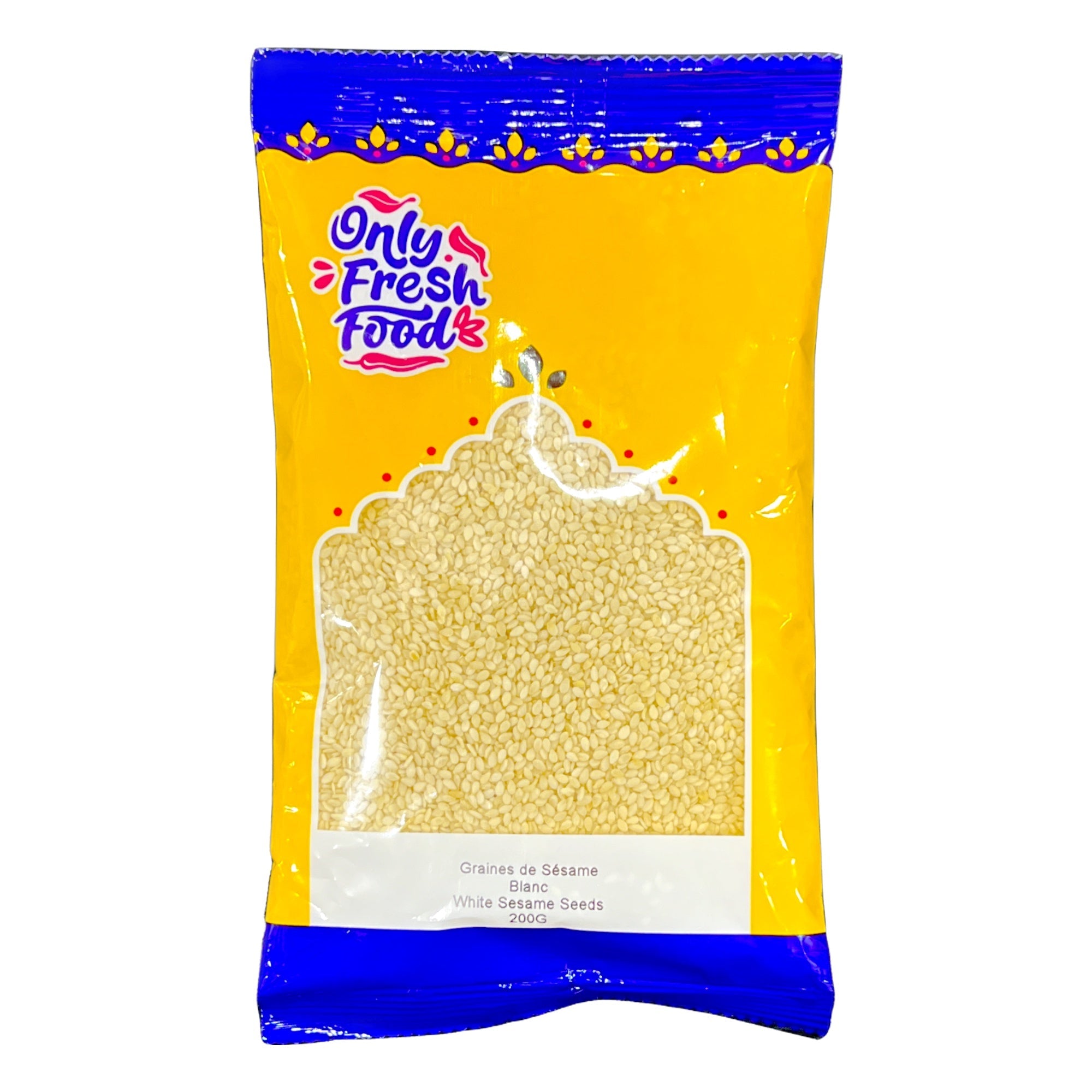 Only Fresh Food White Sesame Seeds 200g