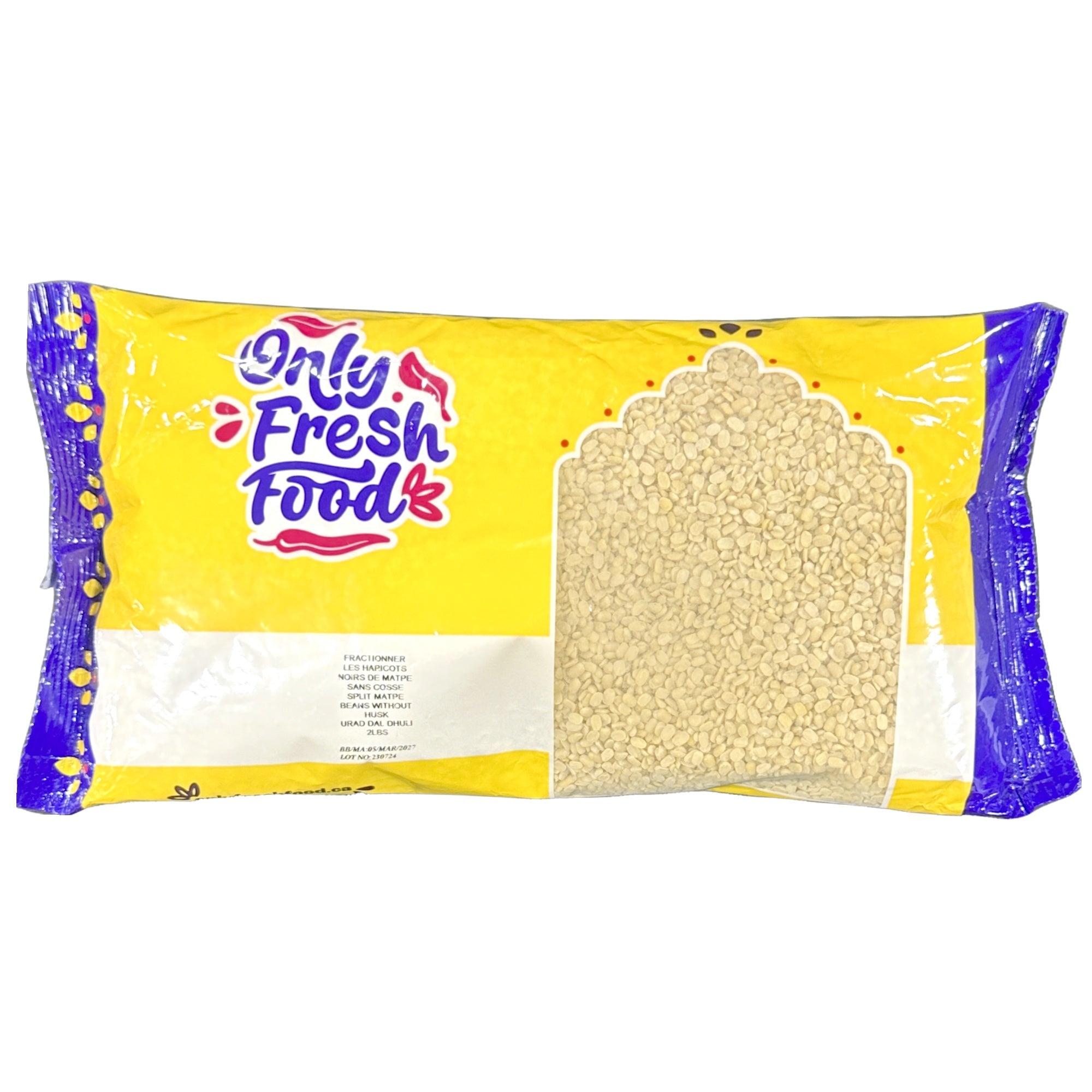 Only Fresh Food Urad Dal Washed 2Lb