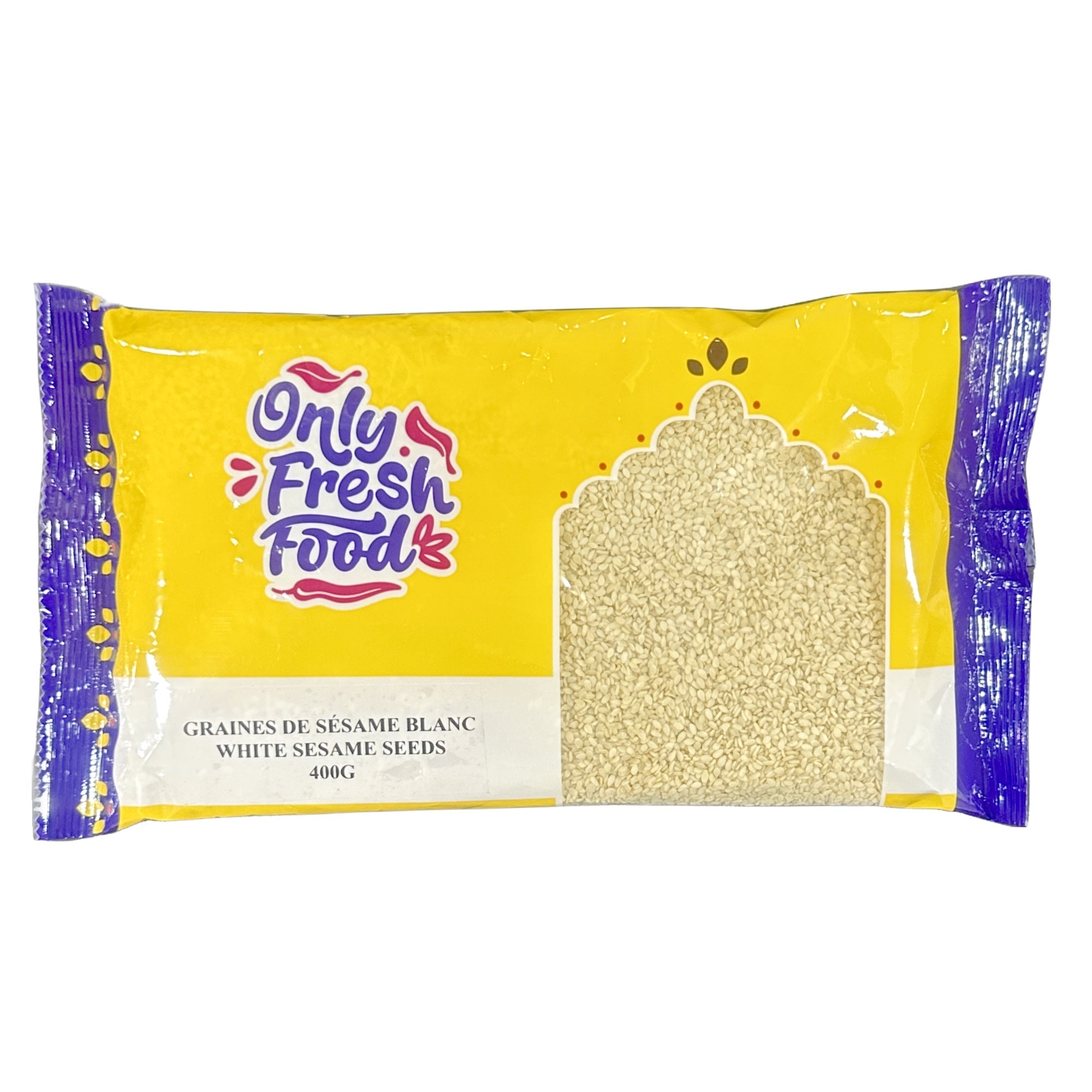 Only Fresh Food White Sesame Seeds 400g