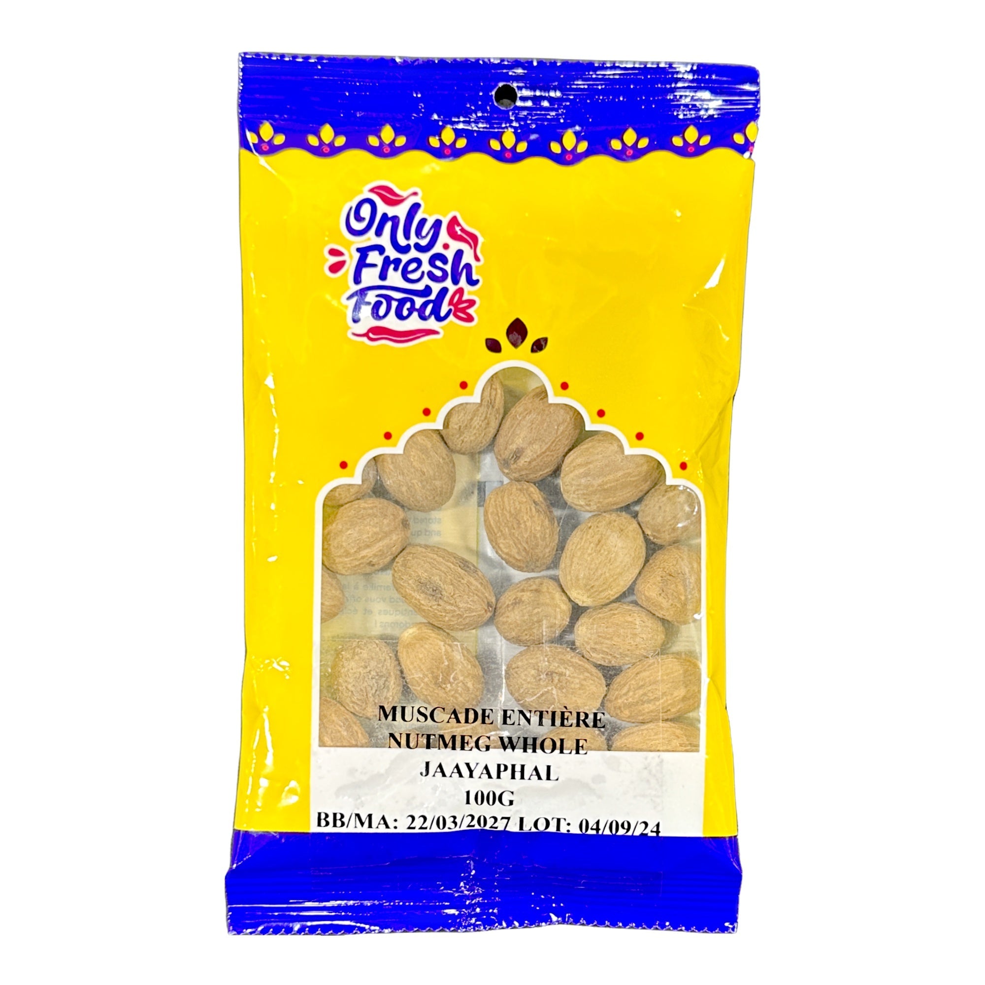Only Fresh Food Nutmeg Whole (Jaifal) 100g
