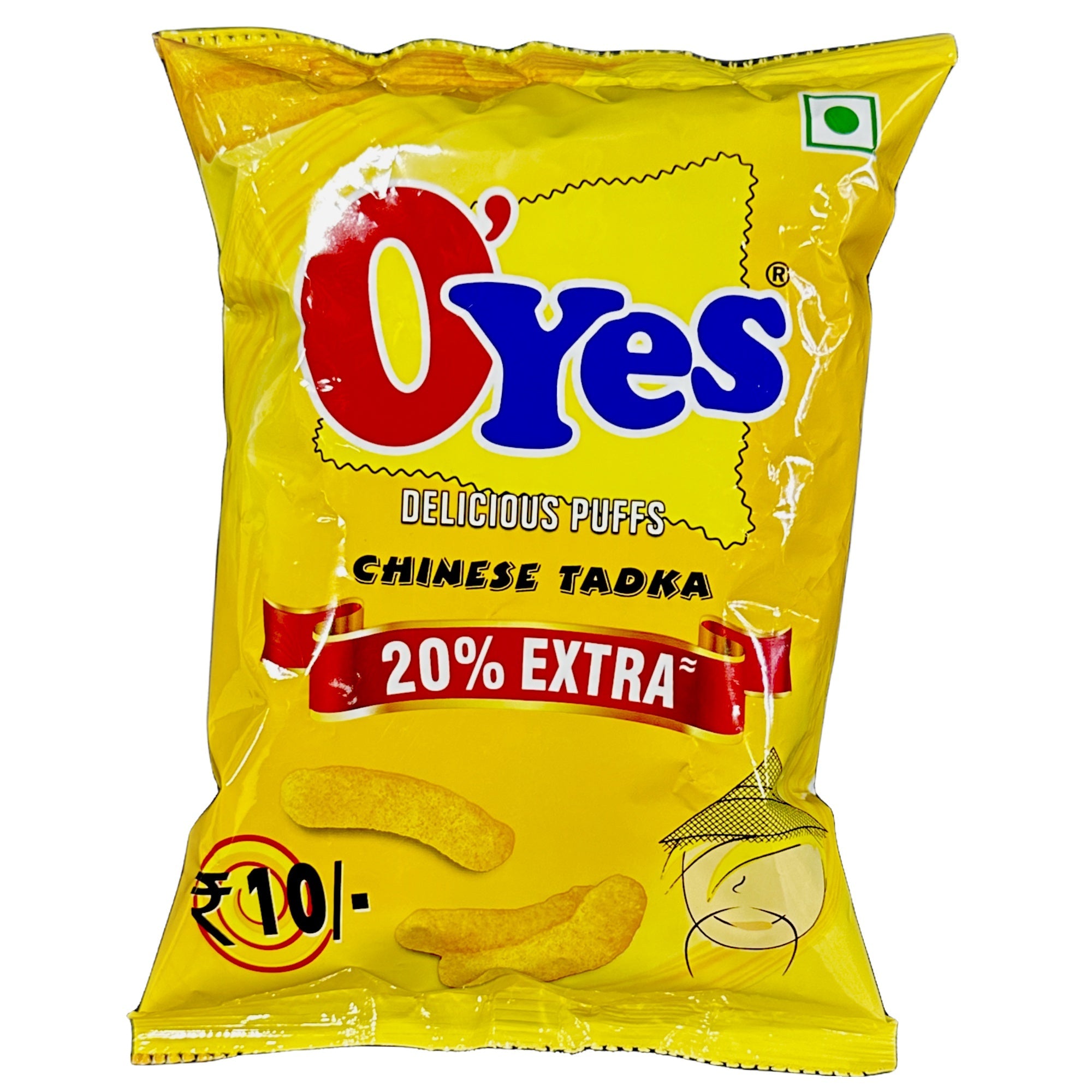 O’Yes Chinese Tadka Puff 32gm