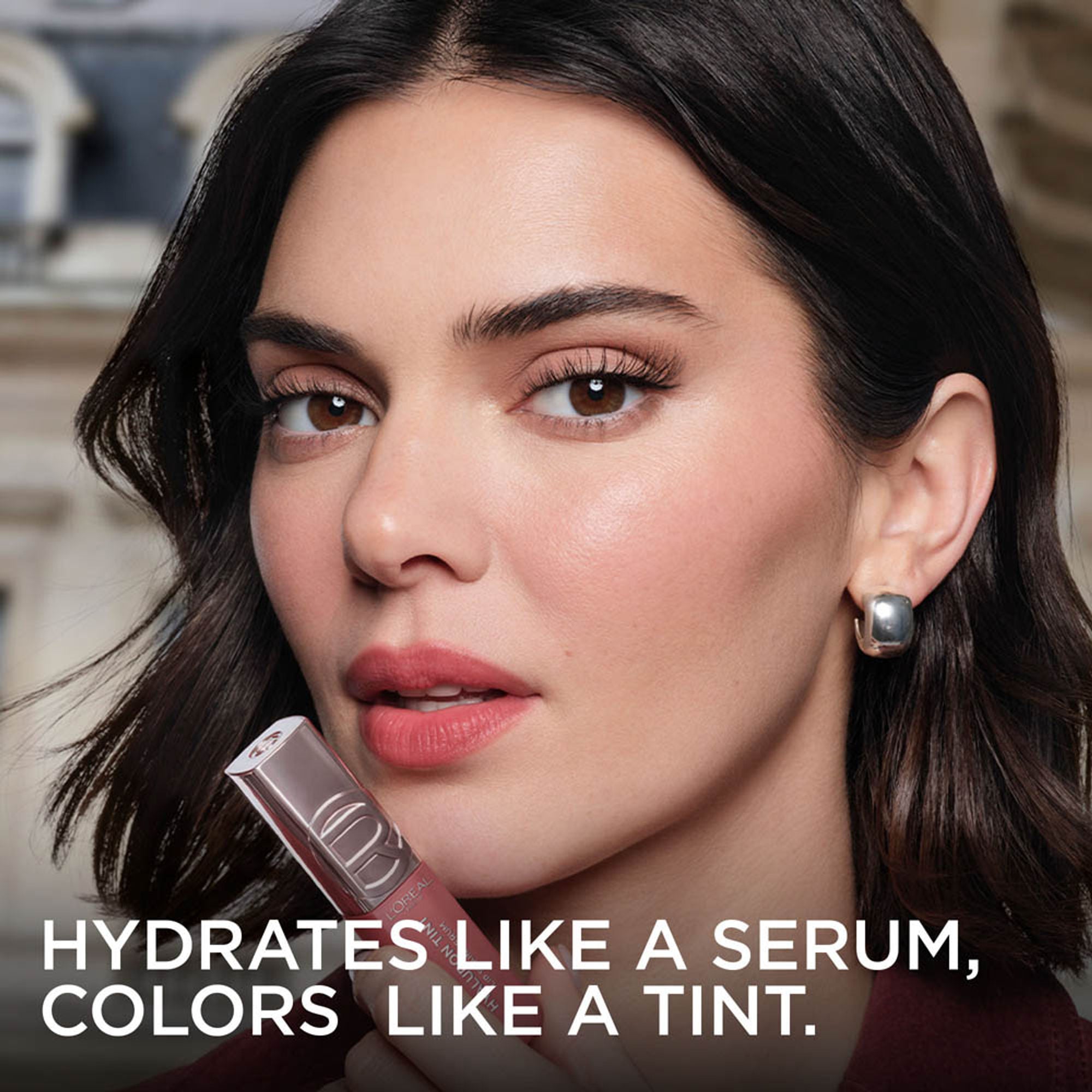 L'Oreal Paris Hyaluron Tint Lip Stain Serum Weightless Color - 485 Nude Espresso