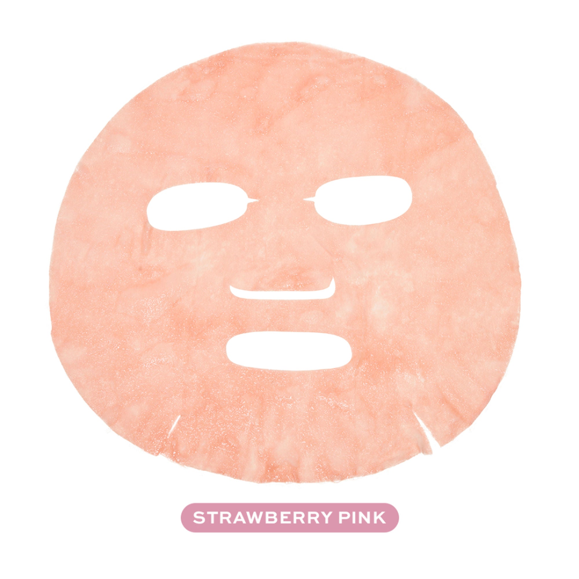 Makeup Revolution Bubble Tea Strawberry Milk Bubble Sheet Mask - Strawberry Pink