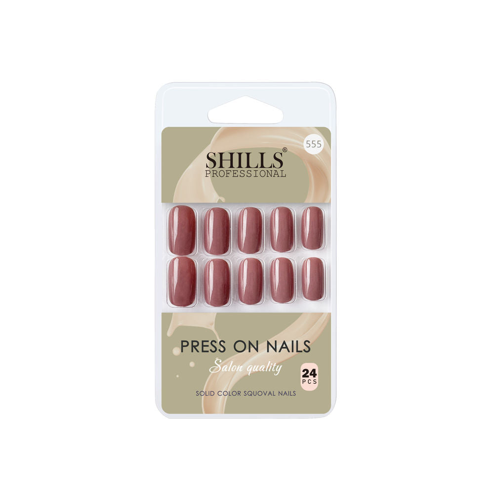 Shills Professional Reusable Press On Nails Square - SPN555