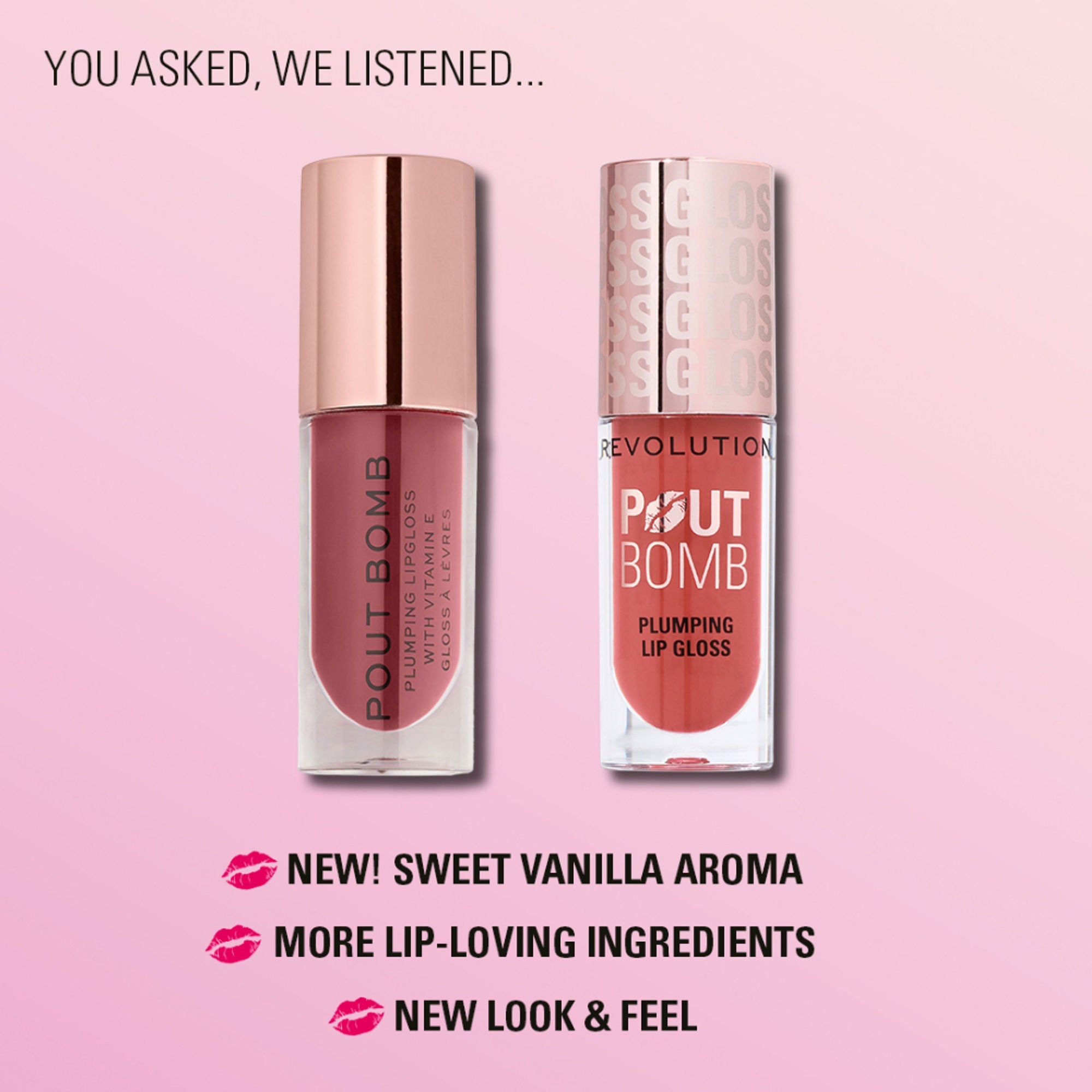 Makeup Revolution Pout Bomb Plumping Gloss - Jelly Berry Mauve