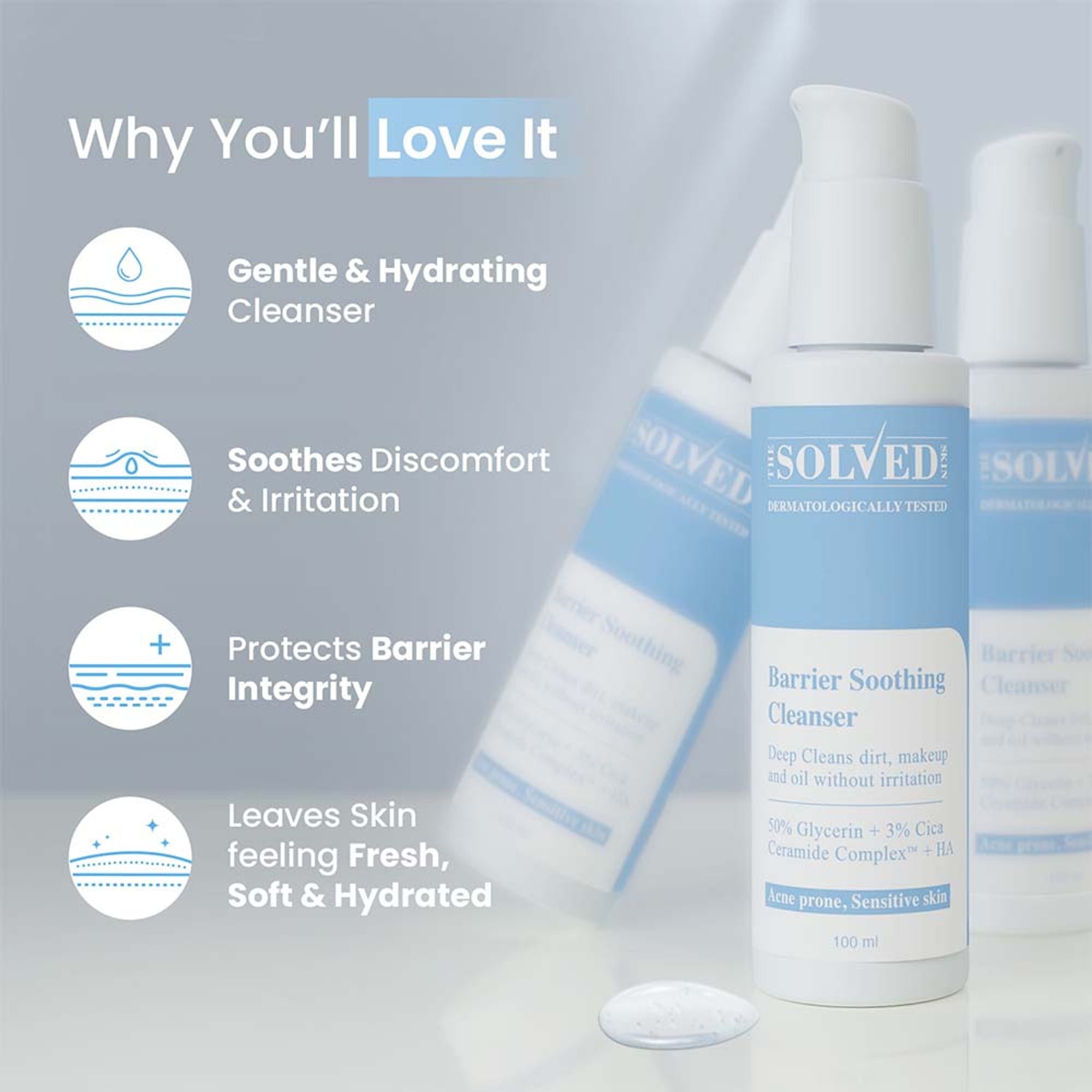 The Solved Skin Barrier Soothing Cleanser