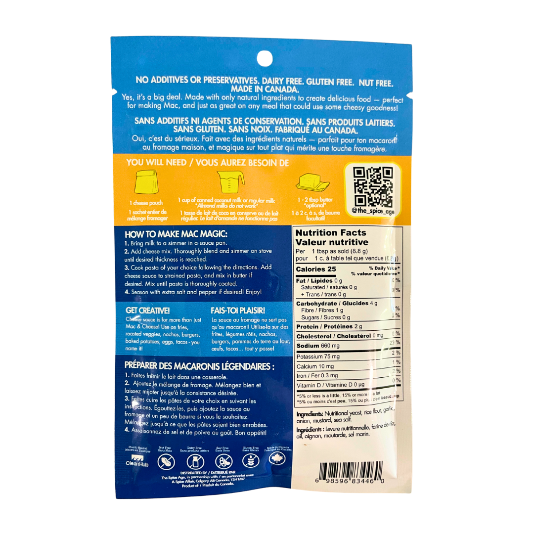 6-PACK CASE Mac & Cheese Sauce - Dairy Free & All Natural 4 SERVINGS EACH