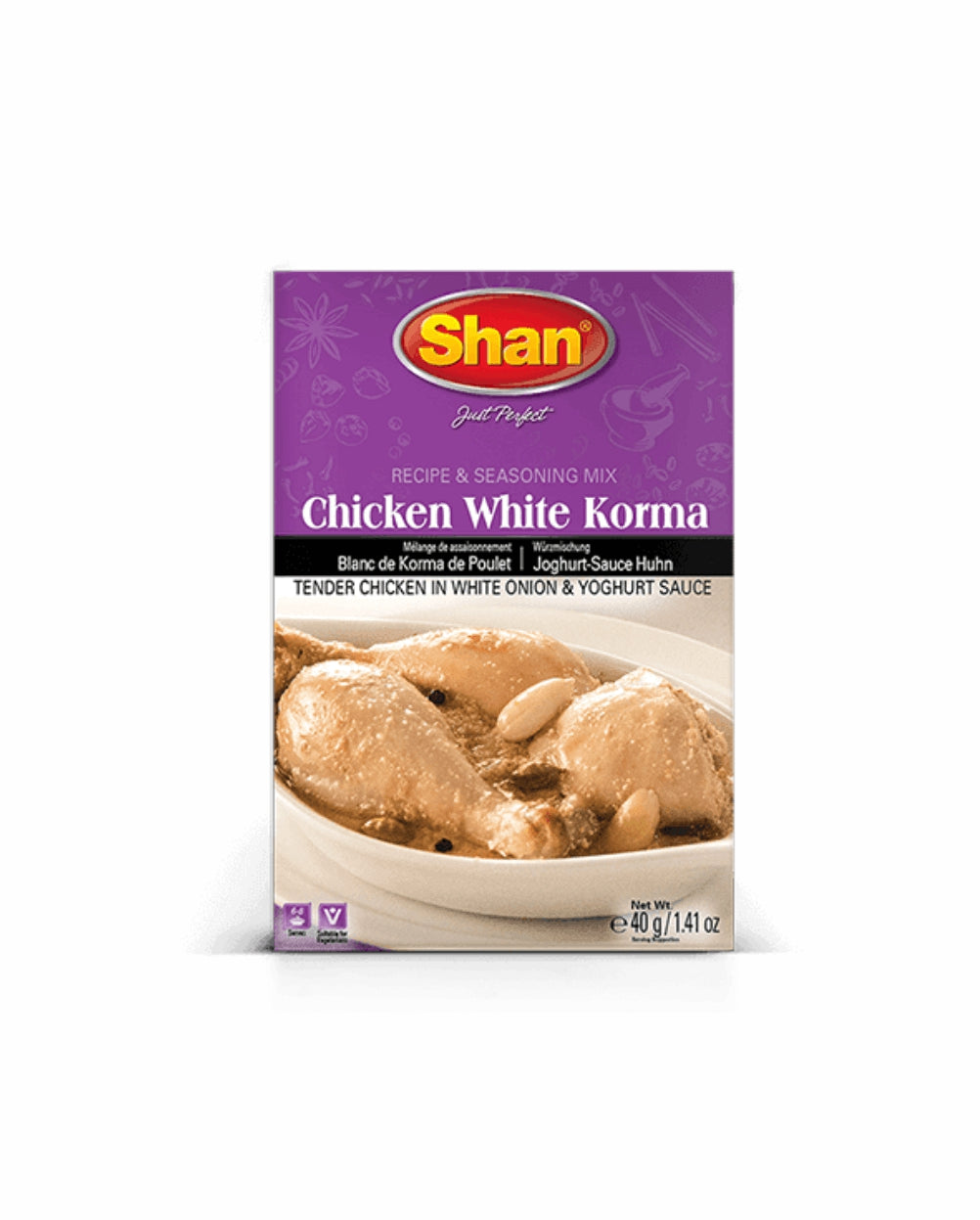 Shan Seasoning Mix Chicken White Korma 40g