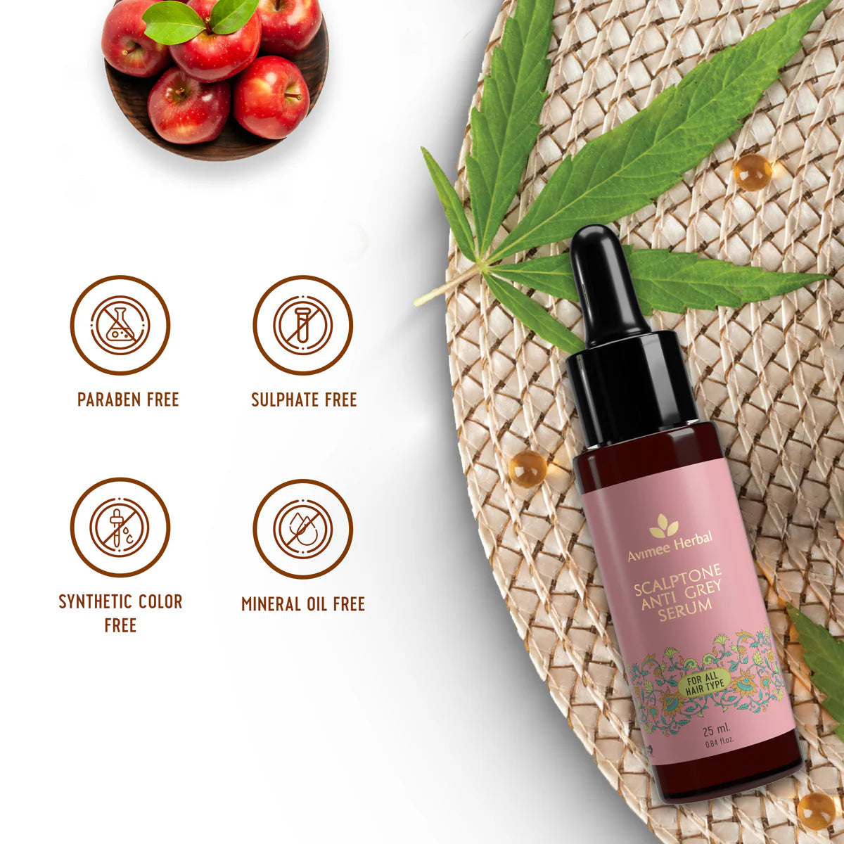 Avimee herbal Scalptone Grey Hair Serum