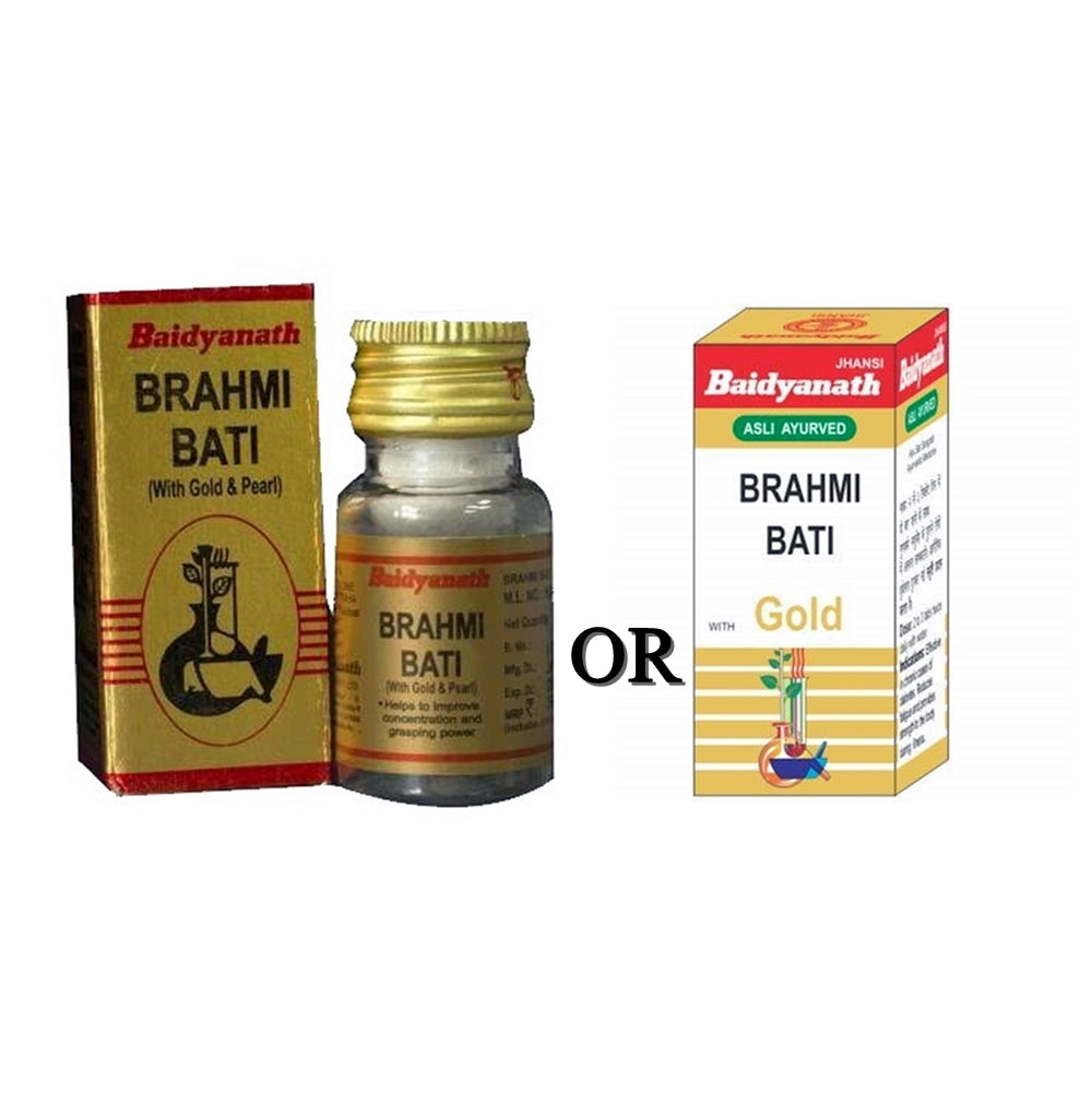 Baidyanath Jhansi Brahmi Bati with Gold 10 Tab