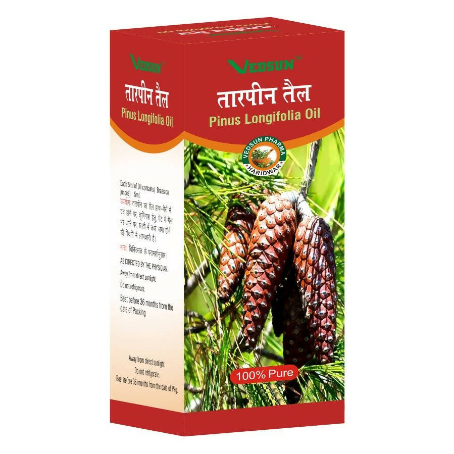 Vedsun Naturals Pinus Longigolia/Tarpin Oil Pure & Organic