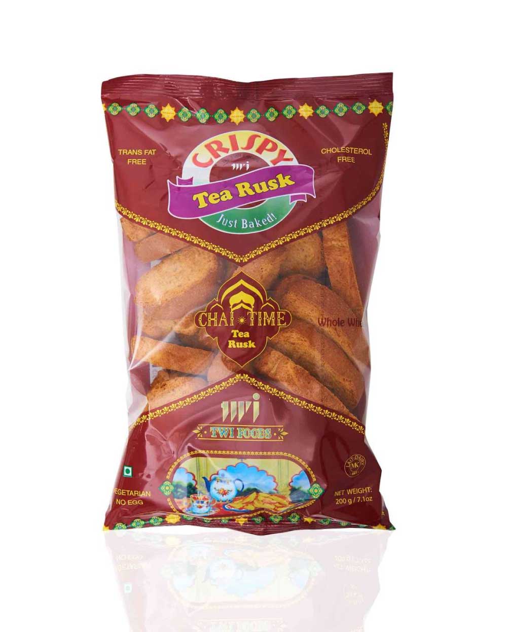 Crispy Chai Time Tea Rusk Whole Wheat 200g