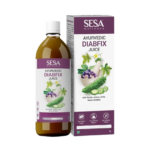 Sesa Ayurvedic Diabfix Juice with Karela Jamun Juice