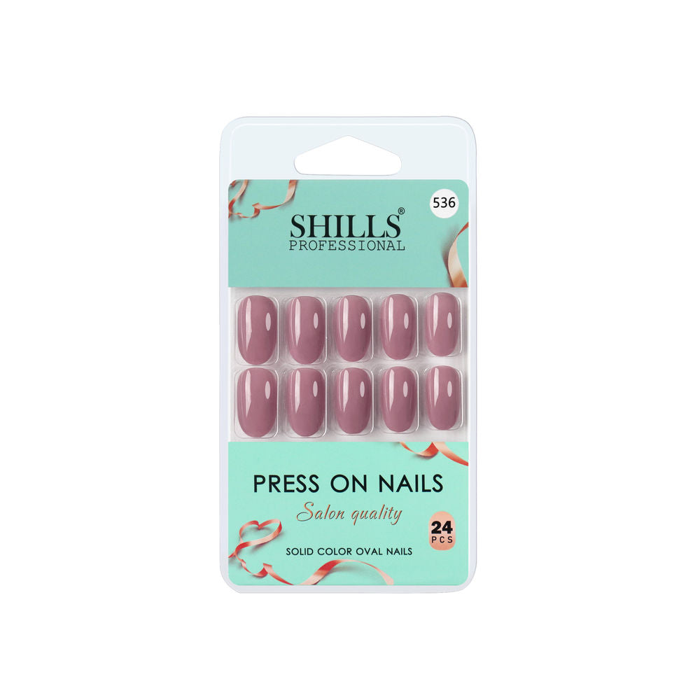 Shills Professional Reusable Press On Nails Oval - SPN536