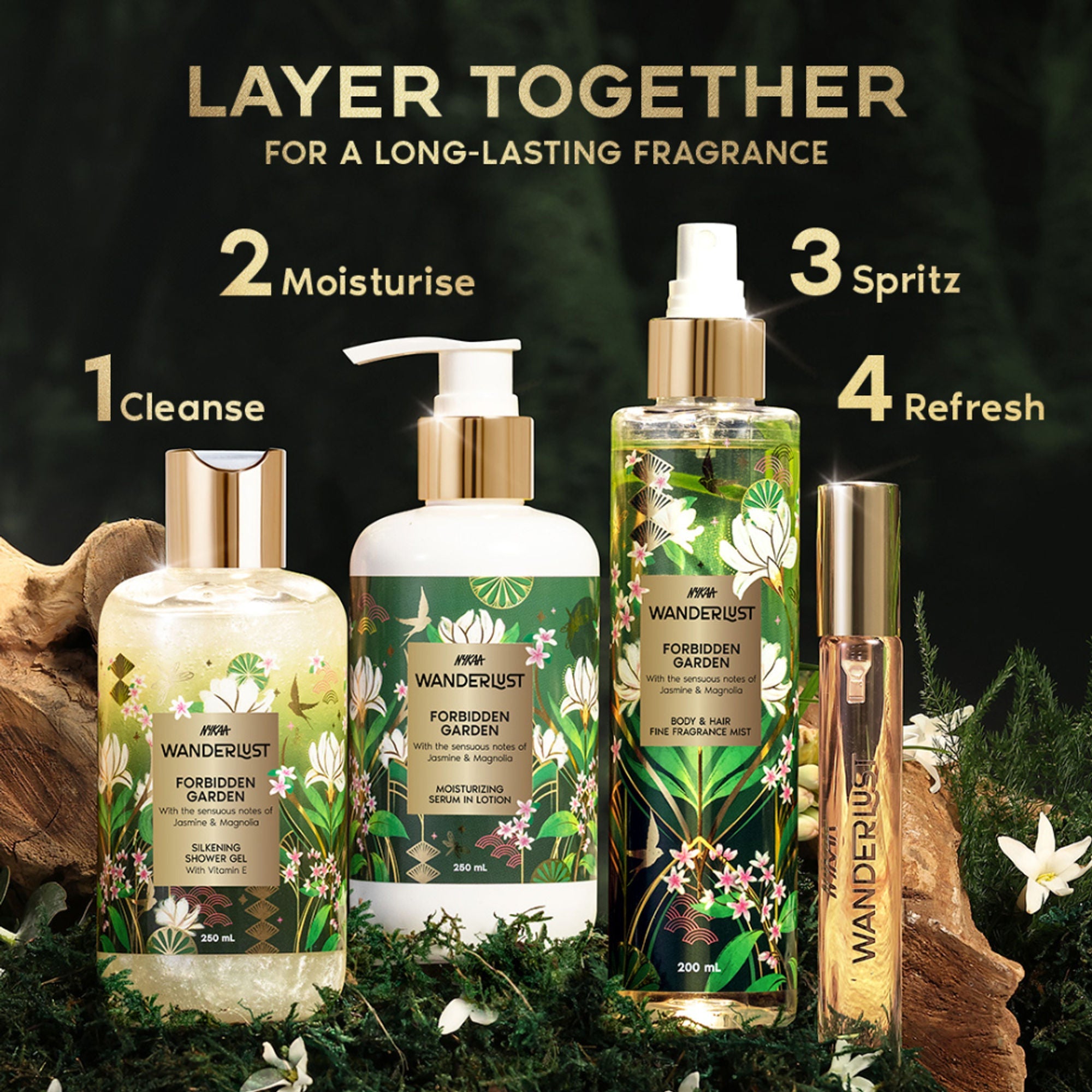 Wanderlust Moisturizing Body Lotion - Forbidden Garden