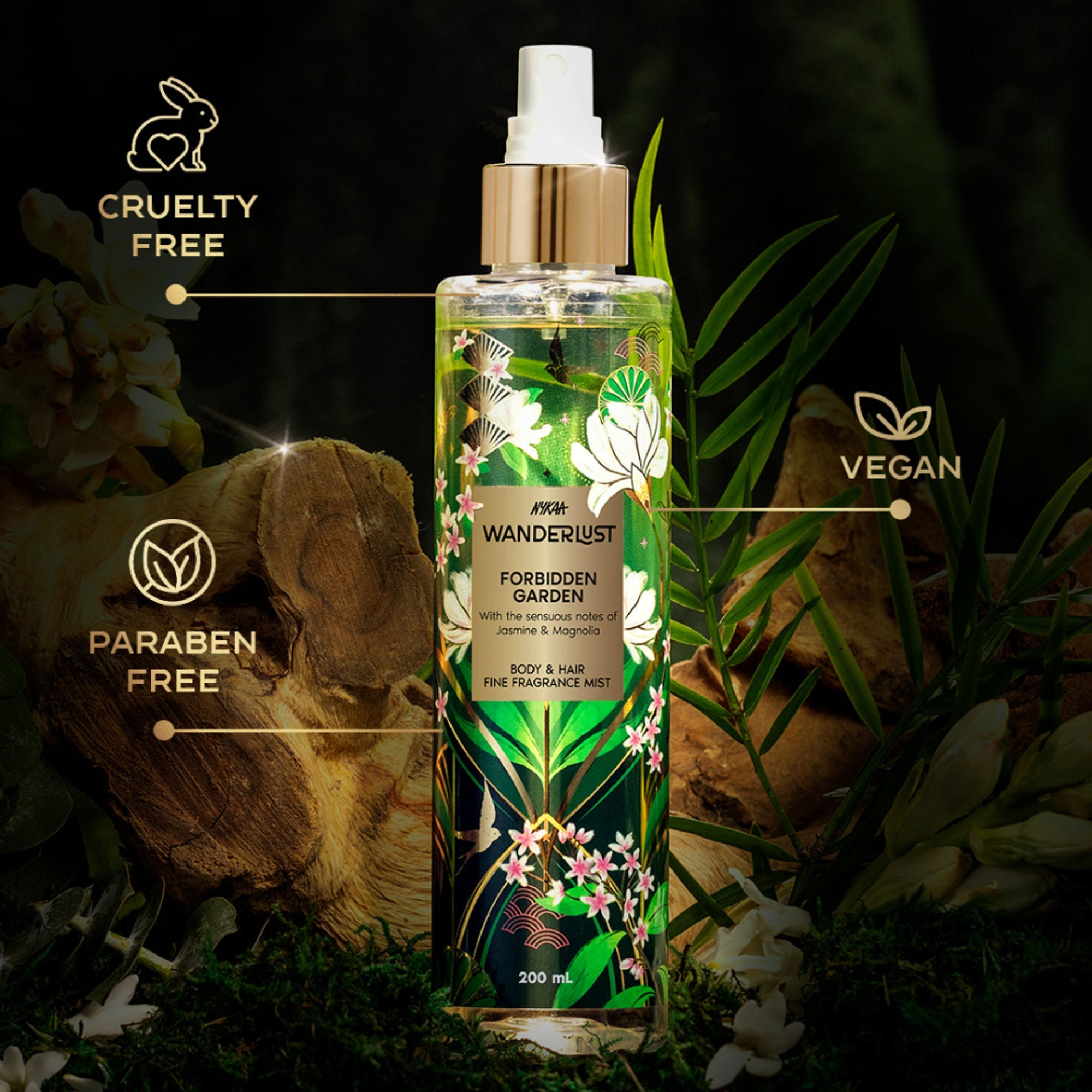 Wanderlust Fragrance Mist For Her - Forbidden Garden