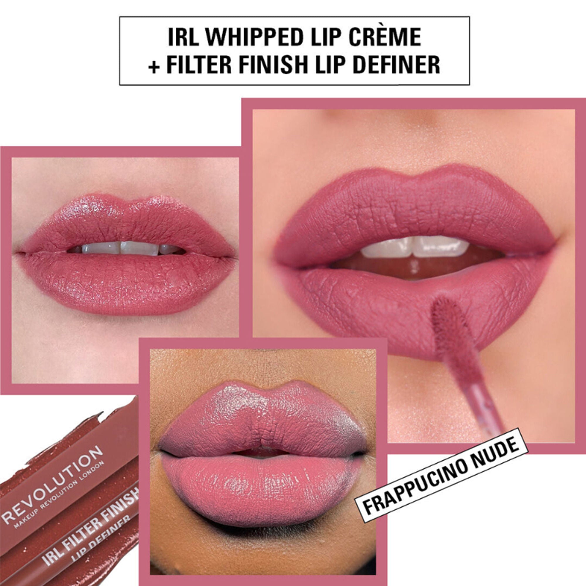 Makeup Revolution Irl Whipped Lip Creme - Frappuccino Nude