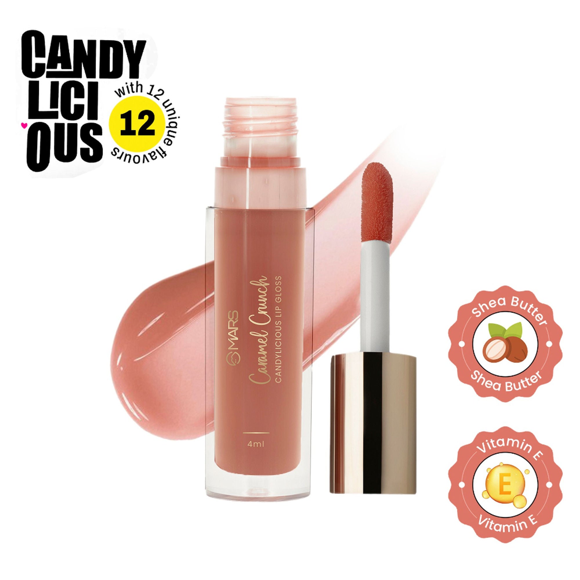 MARS Cosmetics Candylicious Colored Lip Gloss - Caramel Crunch