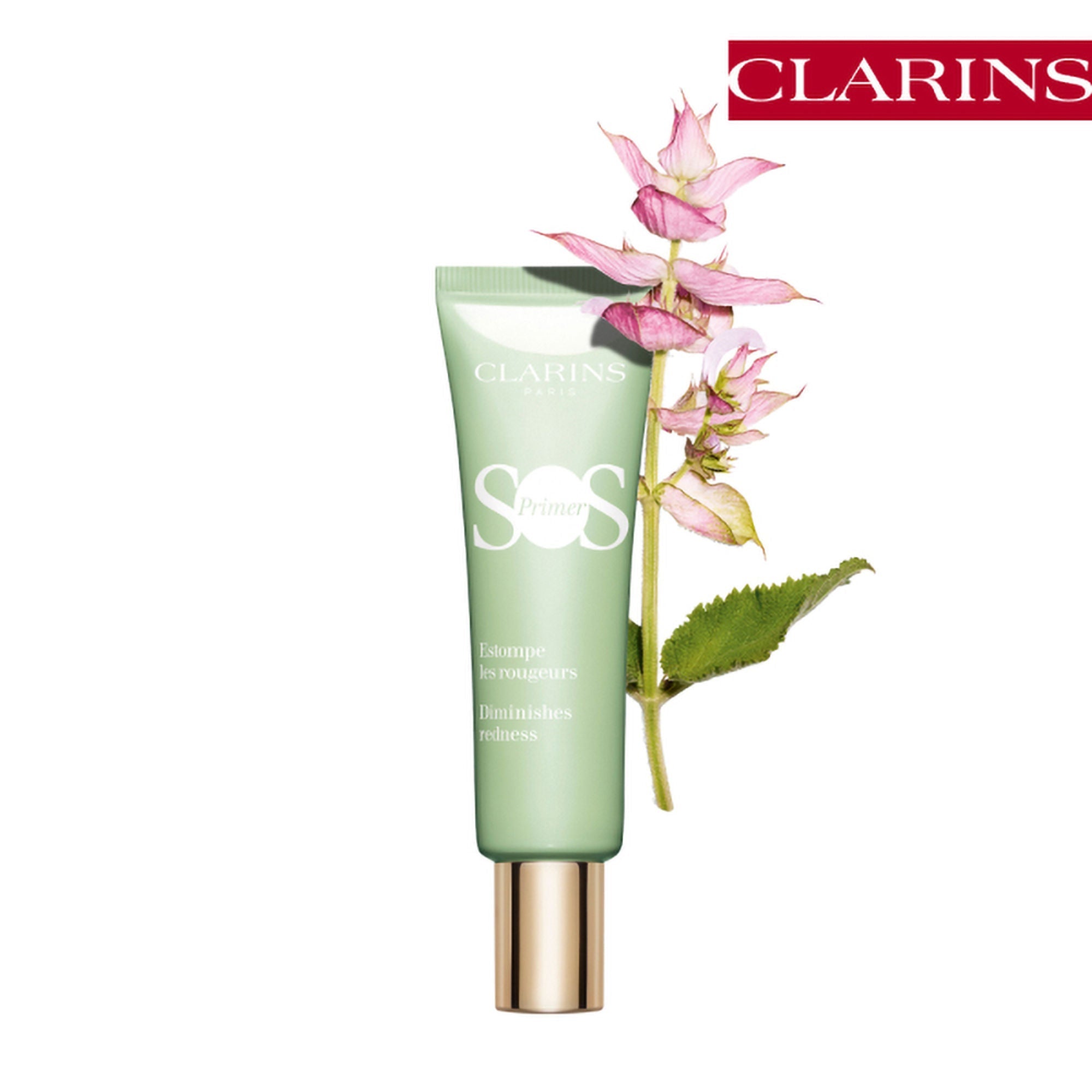 Clarins SOS Color Correcting Face Primer - 01 Water Pink
