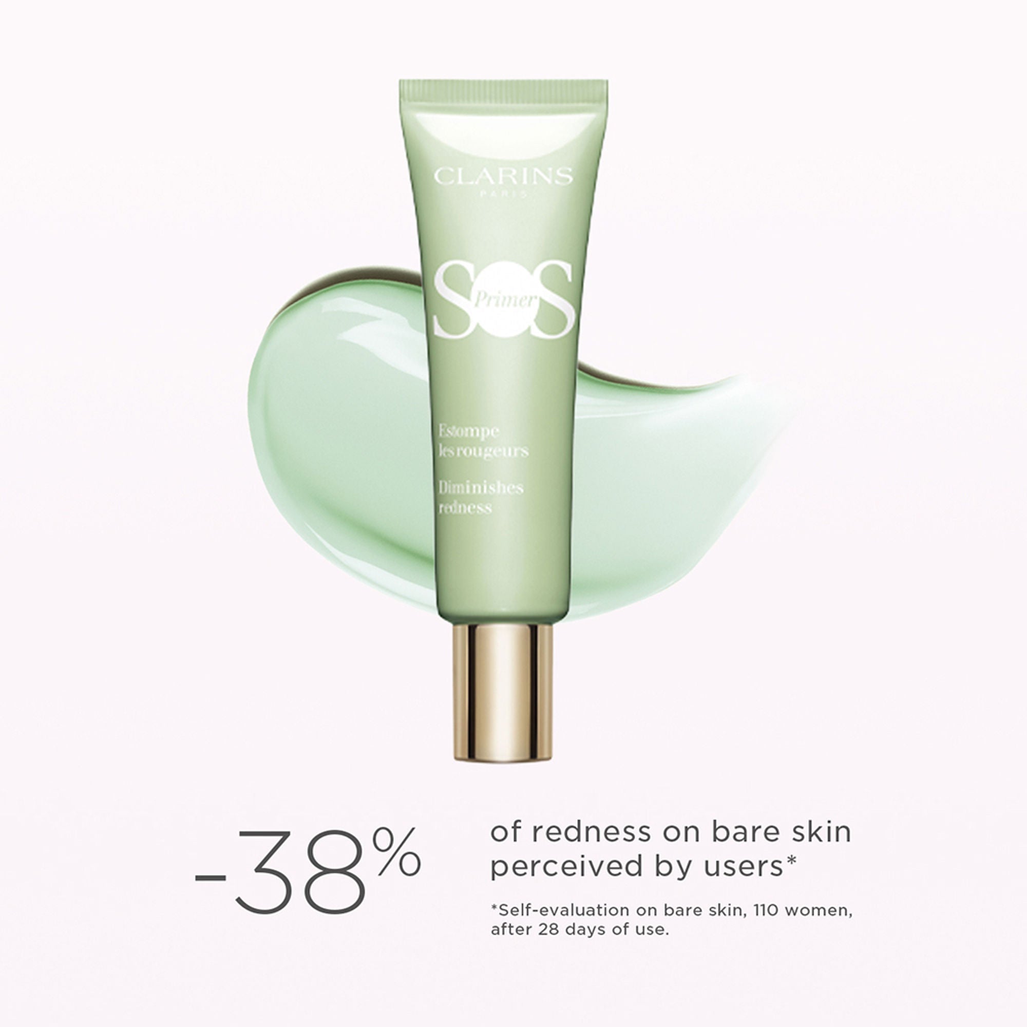Clarins SOS Color Correcting Face Primer - 01 Water Pink