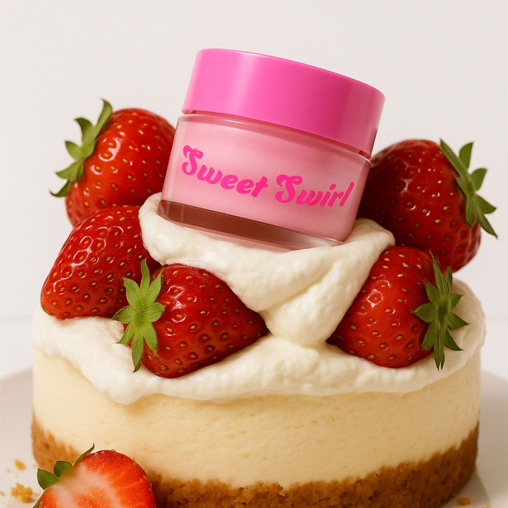 Makeup Revolution Sweet Swirl Lip Mask - Strawberry Cheesecake