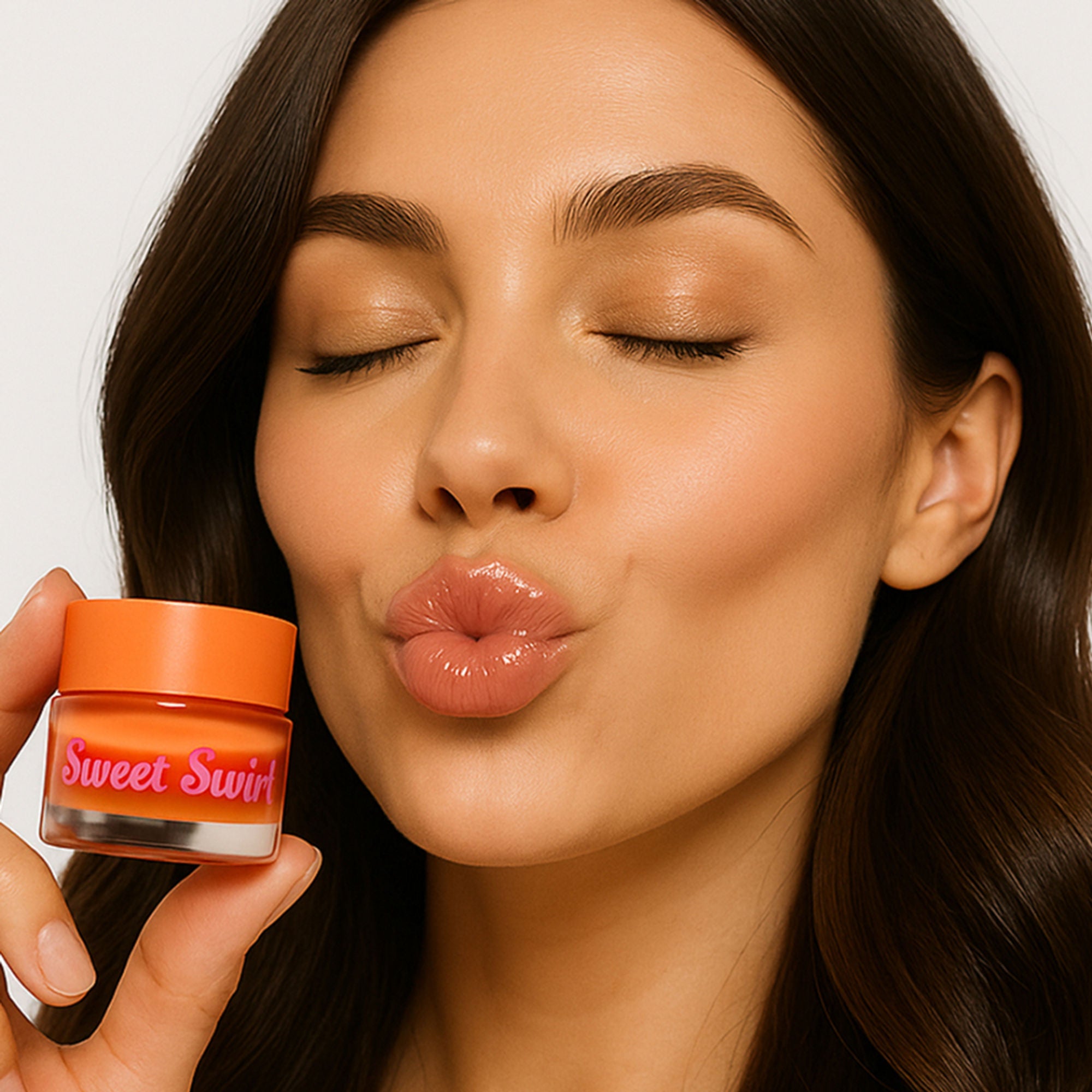 Makeup Revolution Sweet Swirl Lip Mask - Peach Melba