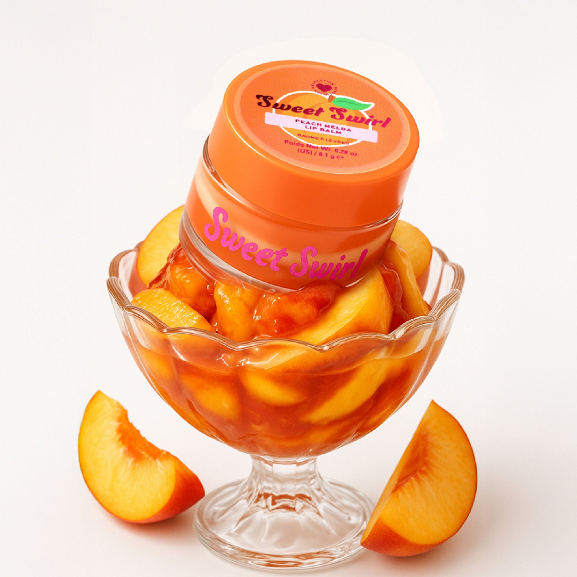 Makeup Revolution Sweet Swirl Lip Mask - Peach Melba