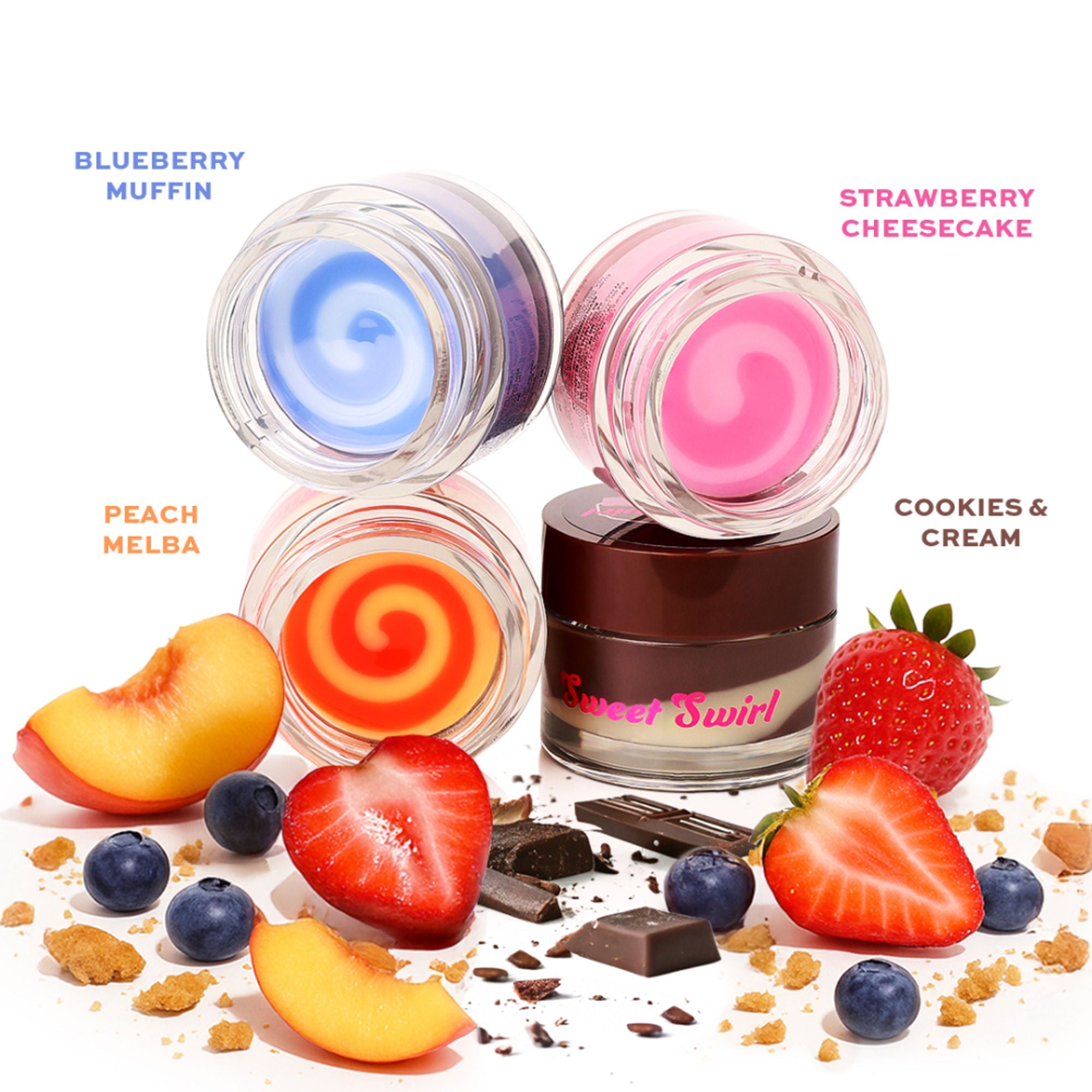 Makeup Revolution Sweet Swirl Lip Mask - Peach Melba