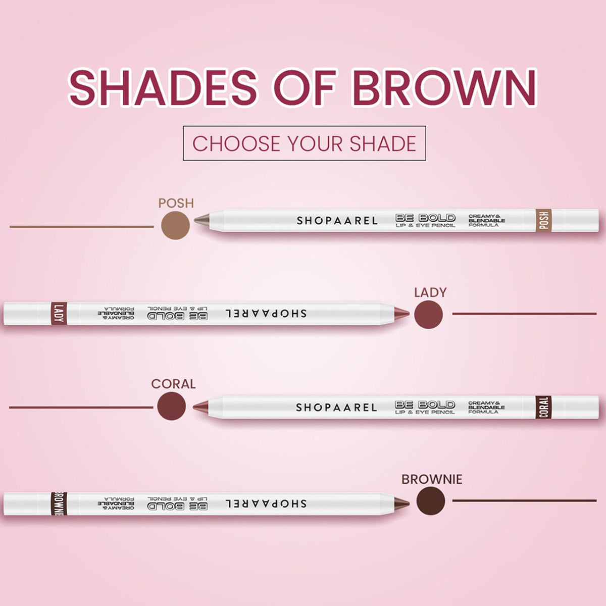 Shopaarel Be Bold Lip & Eye Pencil - Sunrise
