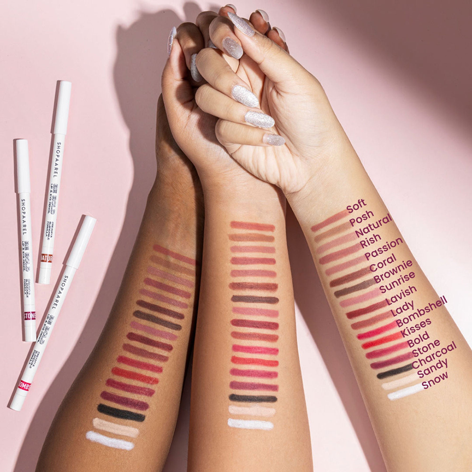 Shopaarel Be Bold Lip & Eye Pencil - Bold
