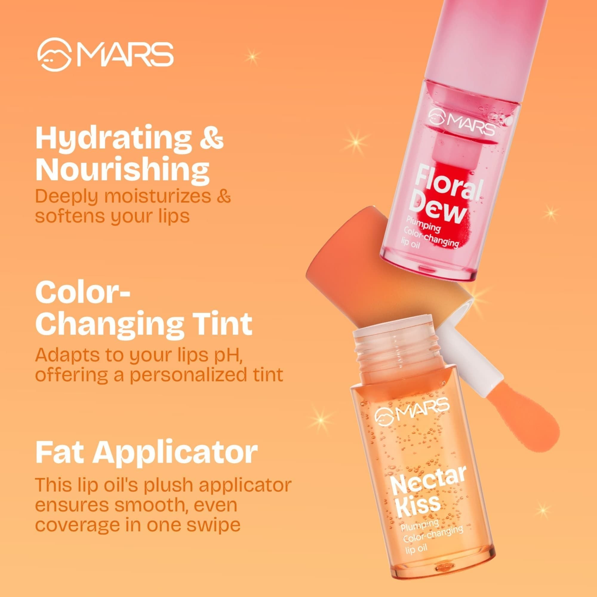 MARS Cosmetics Plumping Color Changing Lip Oil - Nectar Kiss