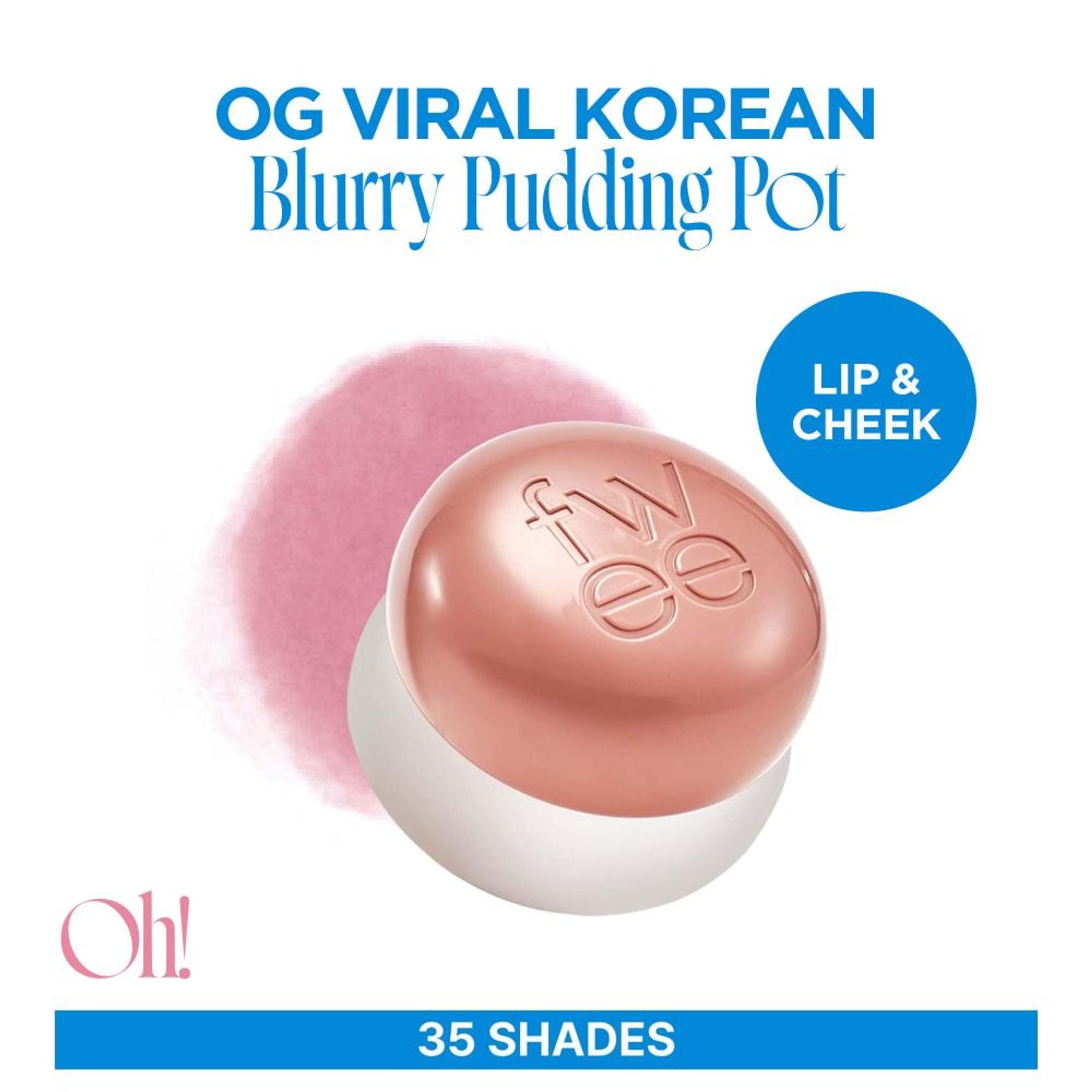 fwee Lip&Cheek Blurry Pudding Pot - Oh!