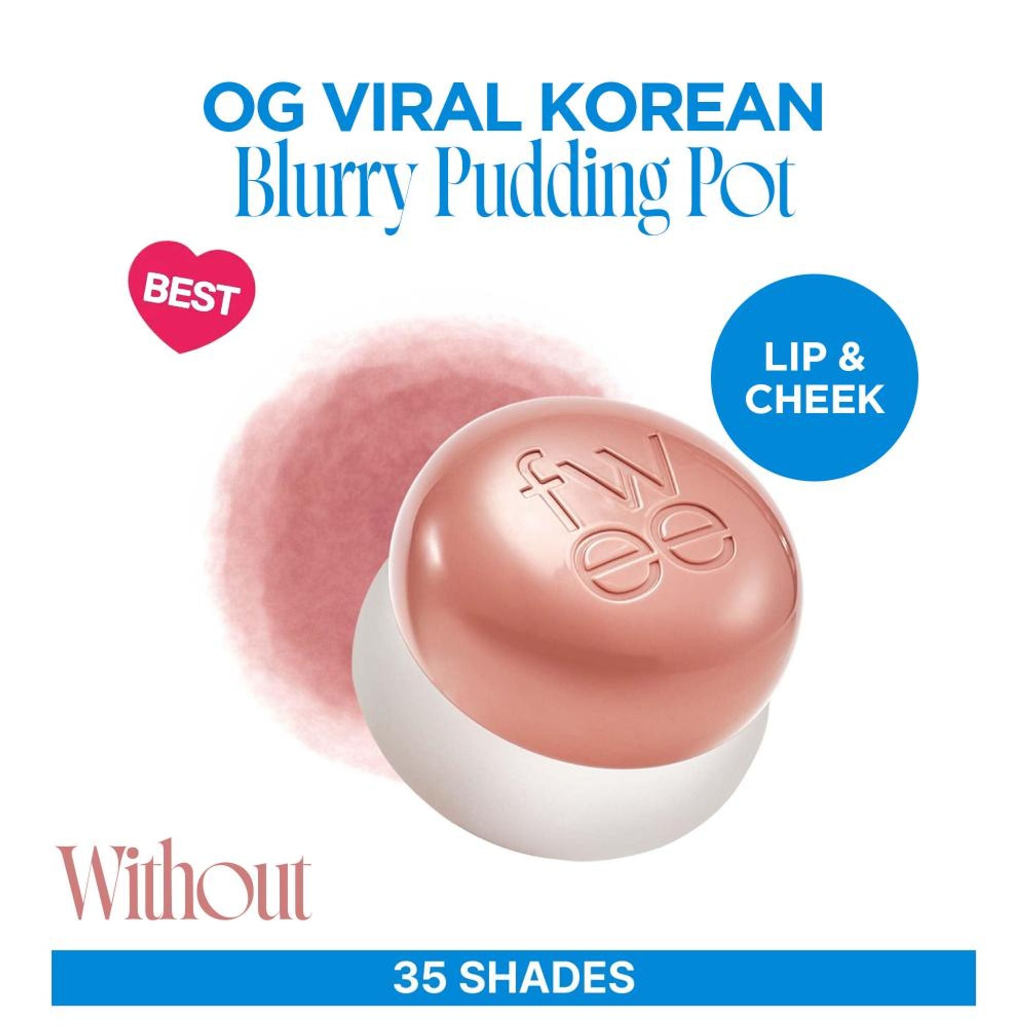 fwee Lip&Cheek Blurry Pudding Pot - Without