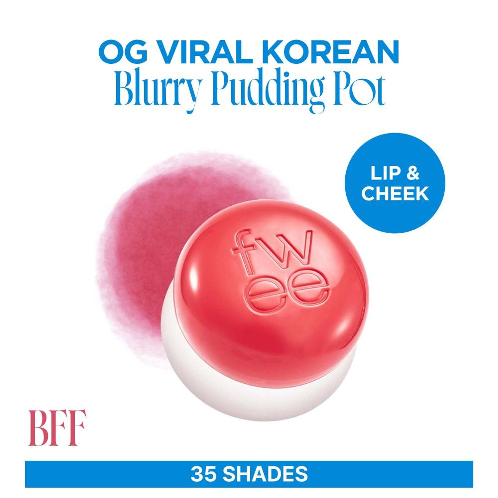 fwee Lip&Cheek Blurry Pudding Pot - Bff