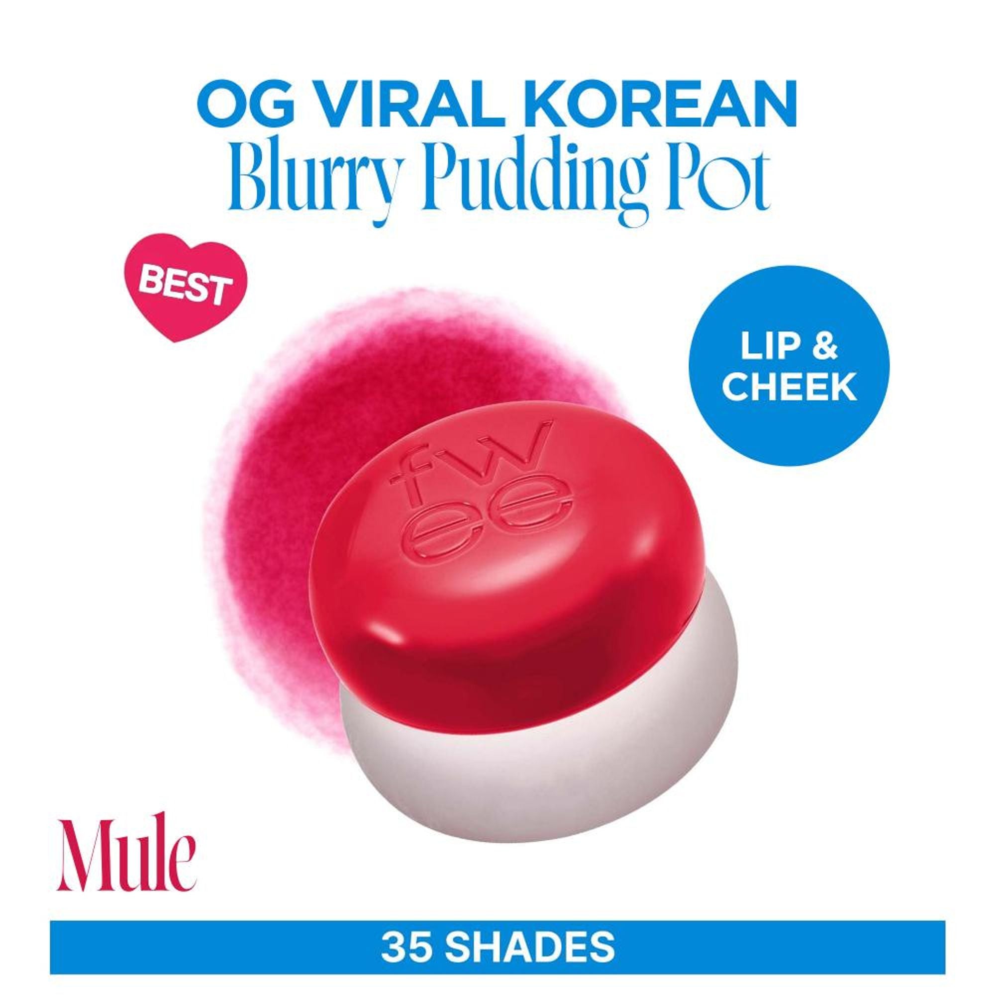 fwee Lip&Cheek Blurry Pudding Pot - Mule