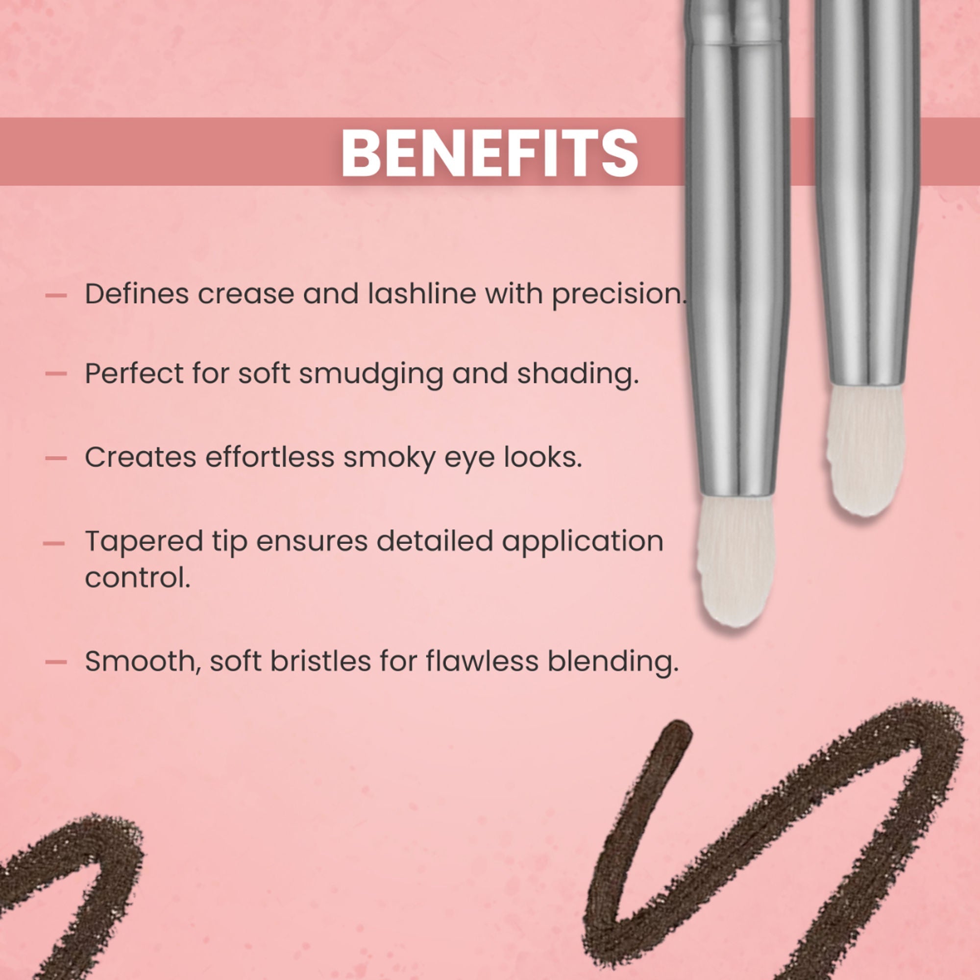 London Prime HD Pencil Brush - LP330 ( Formerly London Pride Cosmetics )