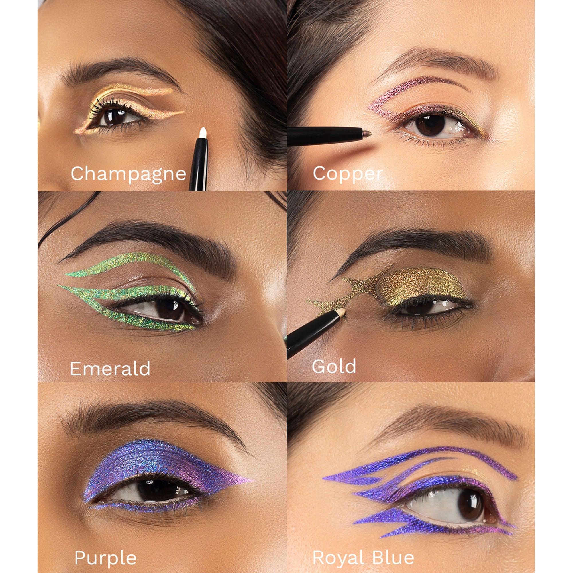 PAC Studio Duo Chrome Eye Pencil - Purple