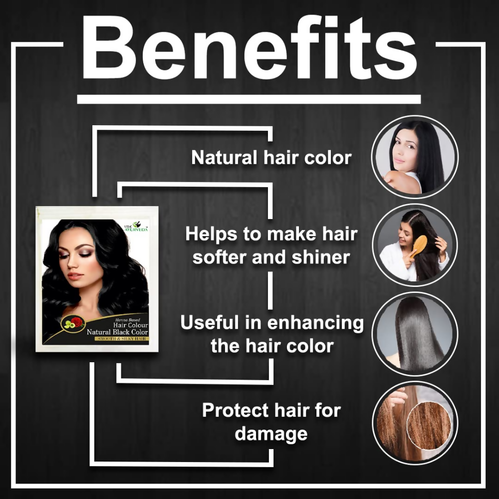 VedicAyurveda Henna Hair Color - Black