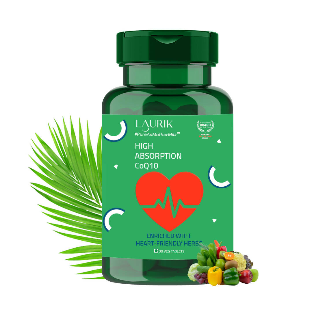 Laurik Coq10 Natural Coenzyme Q10 Tablets