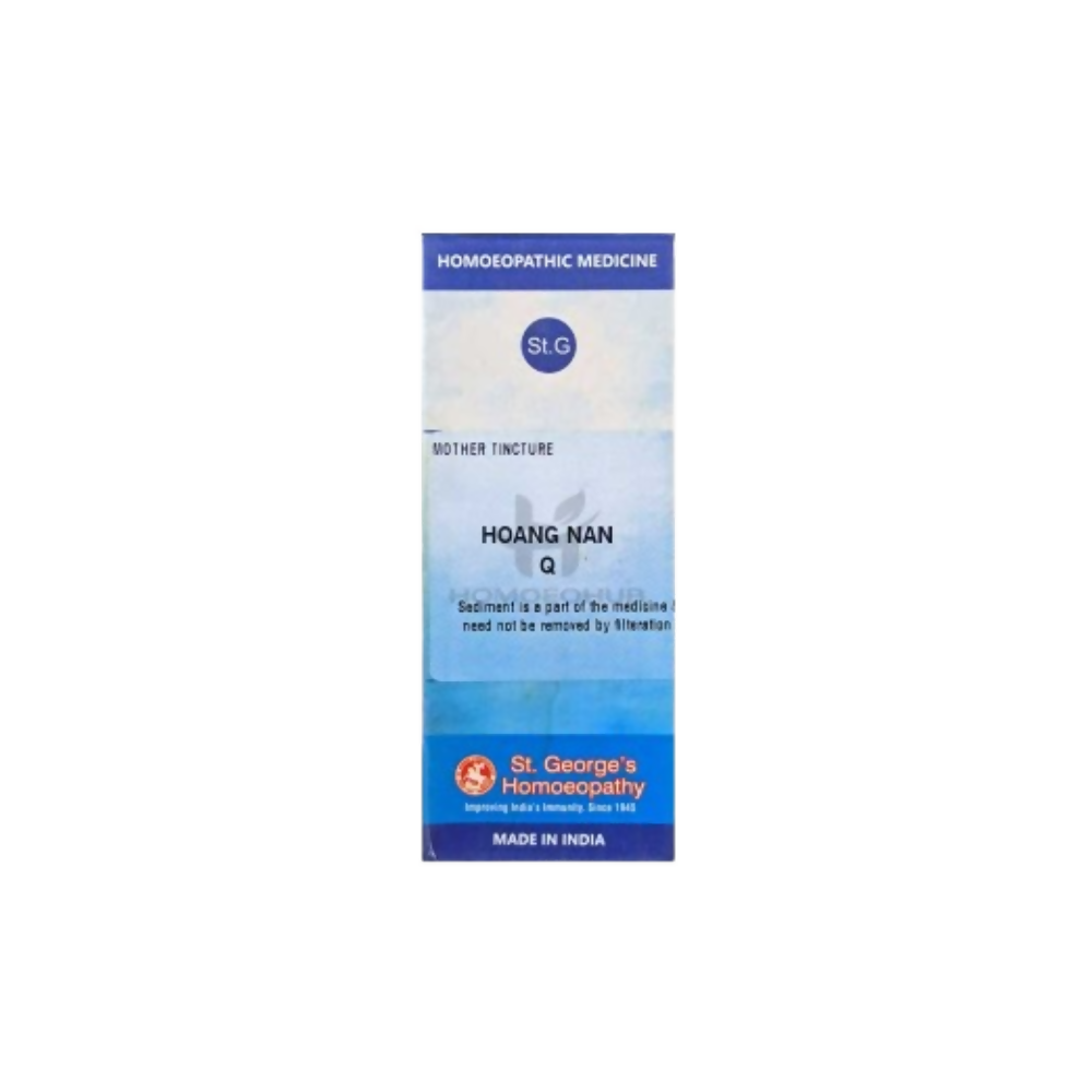 St. George's Homeopathy Hoang Nan Q (Mother Tincture)